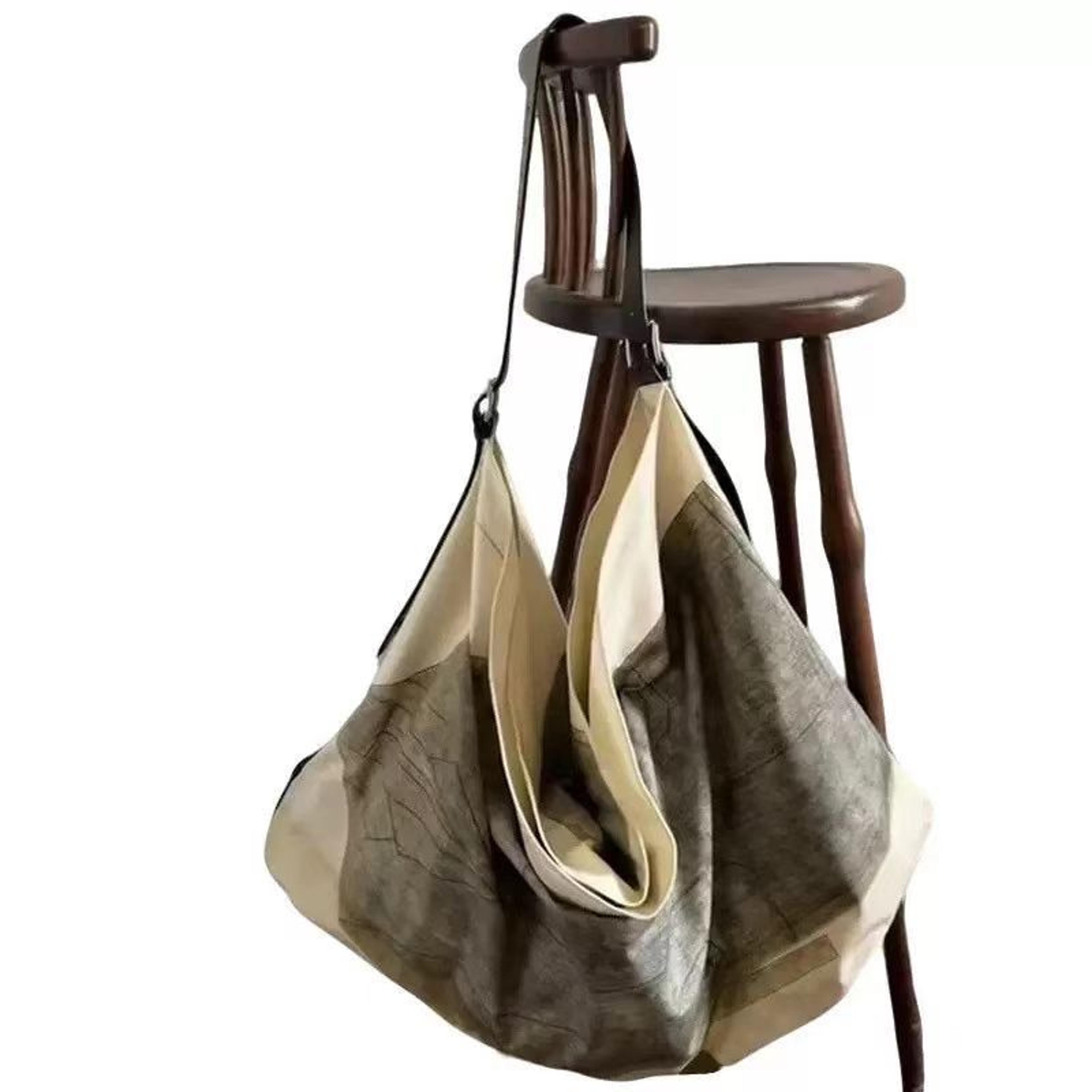 large capacity printed canvas tote bag for shopping travel and everyday carry