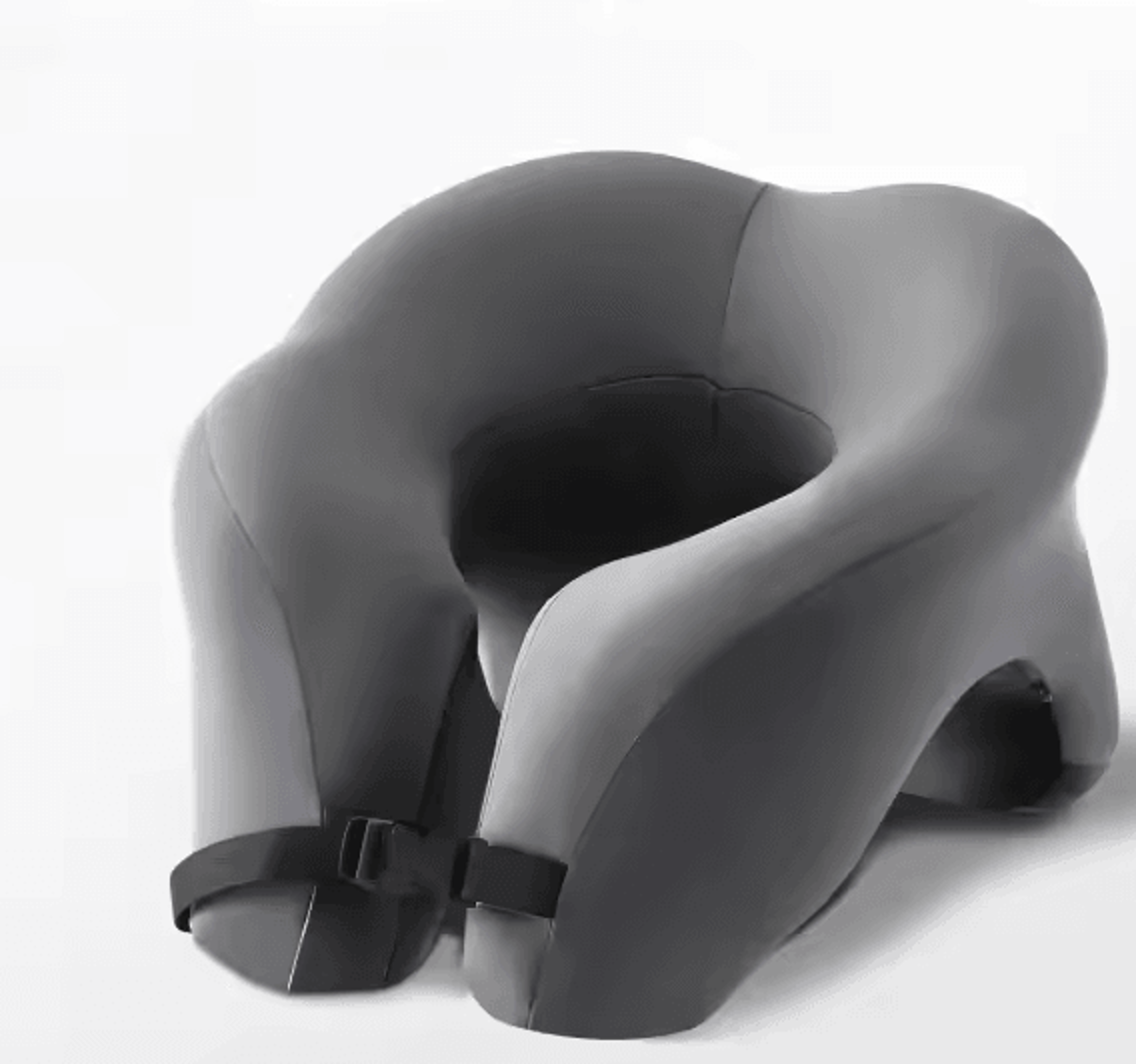 memory foam travel pillow for airplane, car and office neck support