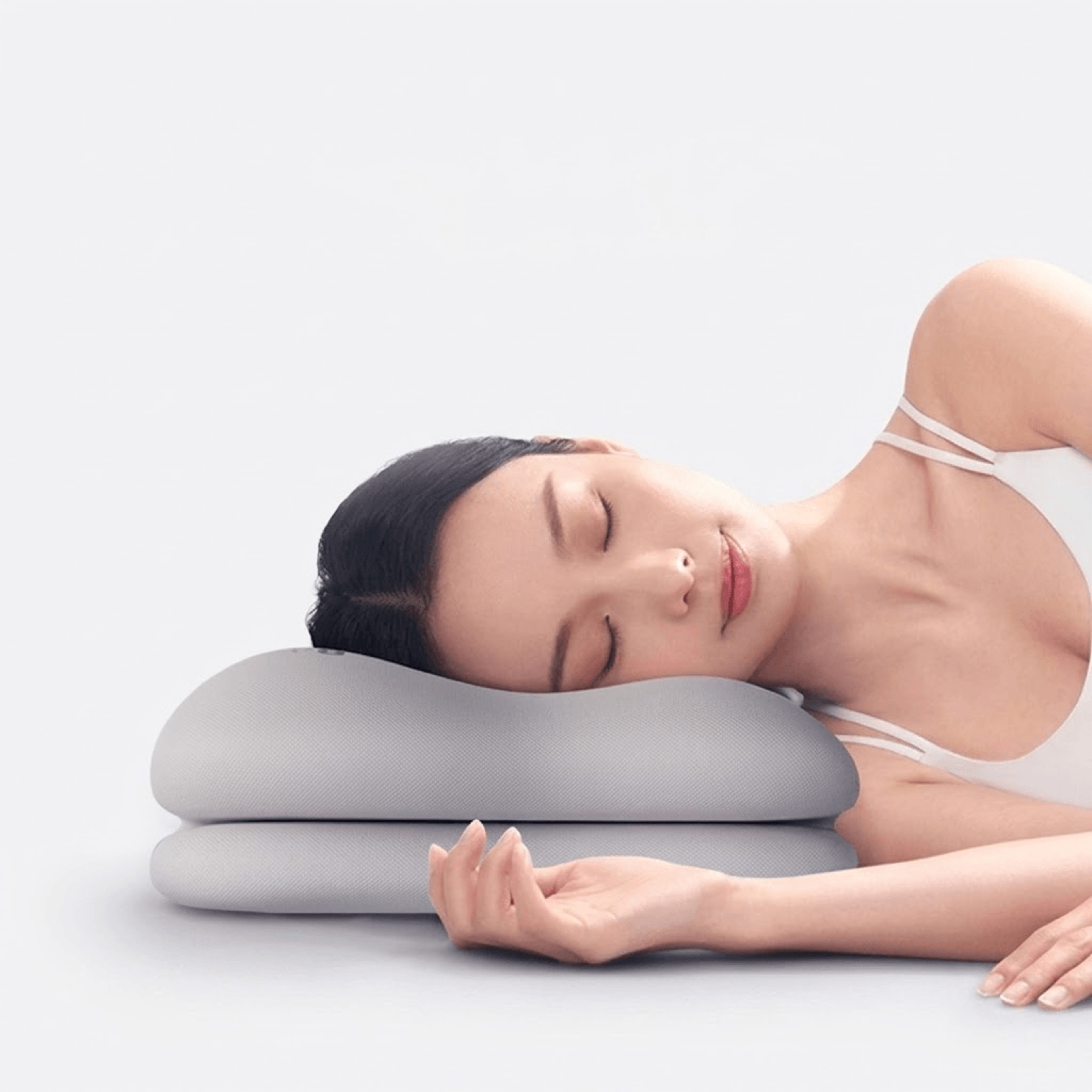 ergonomic memory foam pillow for neck pain relief and multi zone sleep support