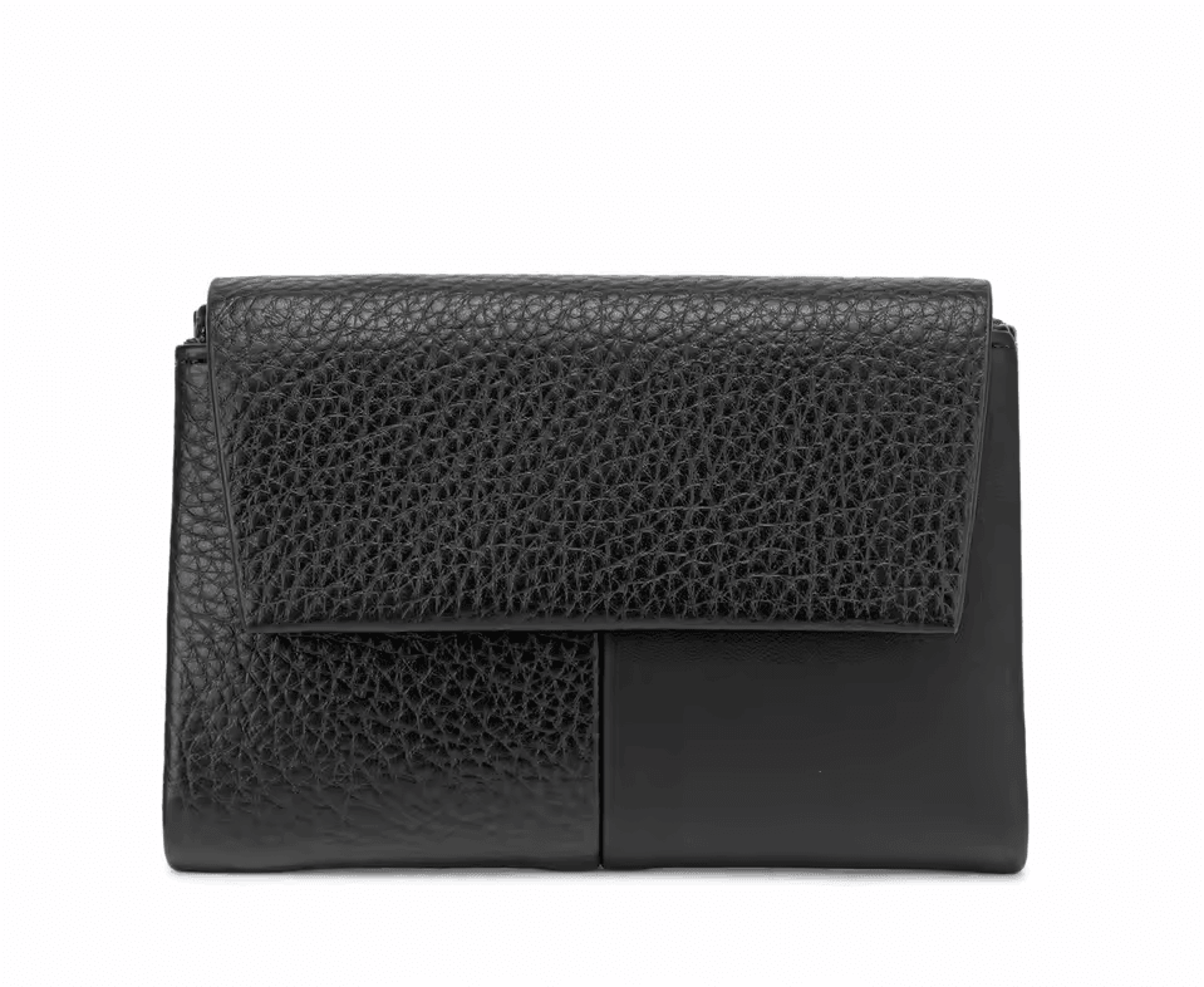 tri fold wallet large capacity card holder with zipper coin pocket