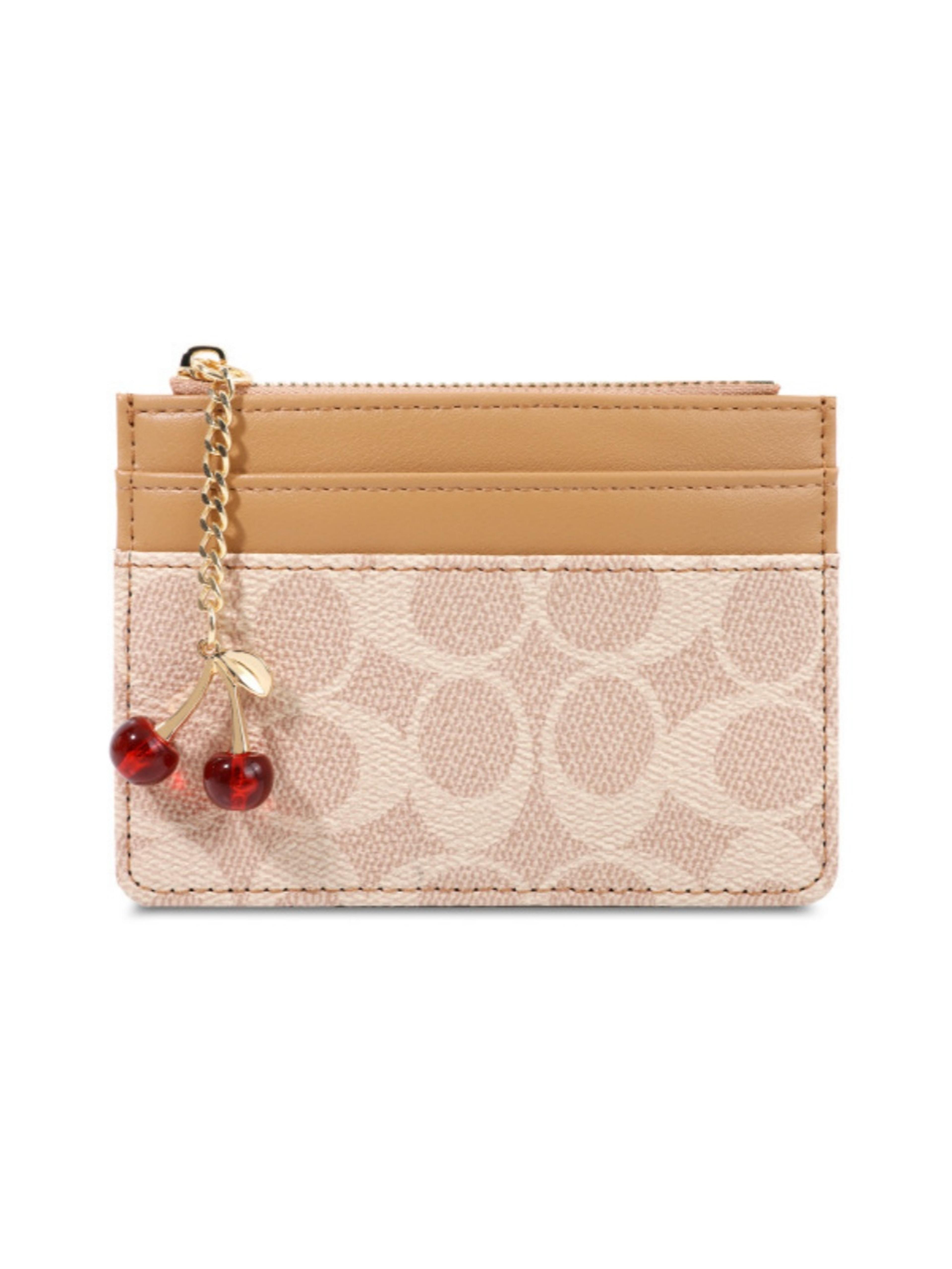 women pu leather card holder wallet compact short purse