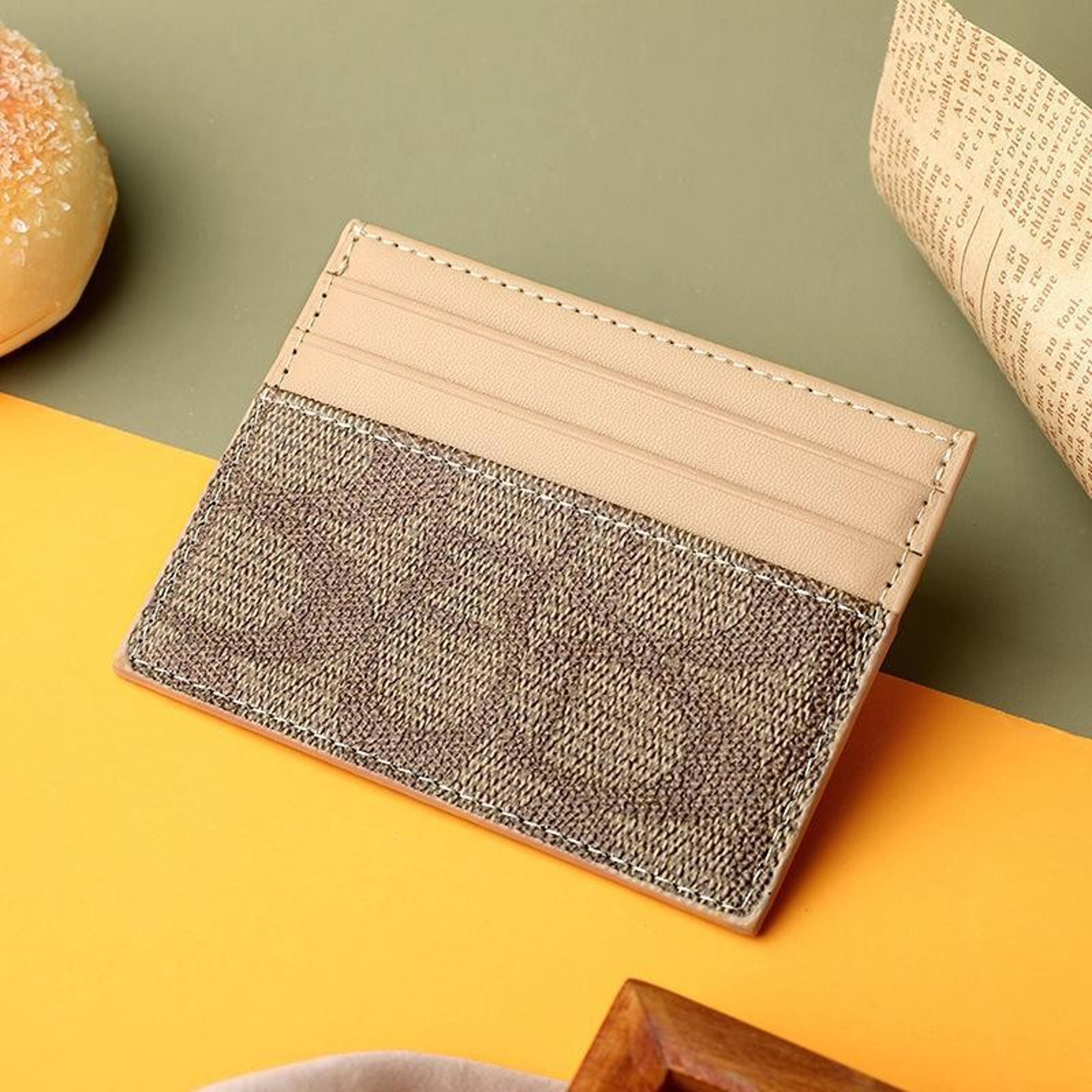 luxury pu leather wallet for women compact card holder and small short purse