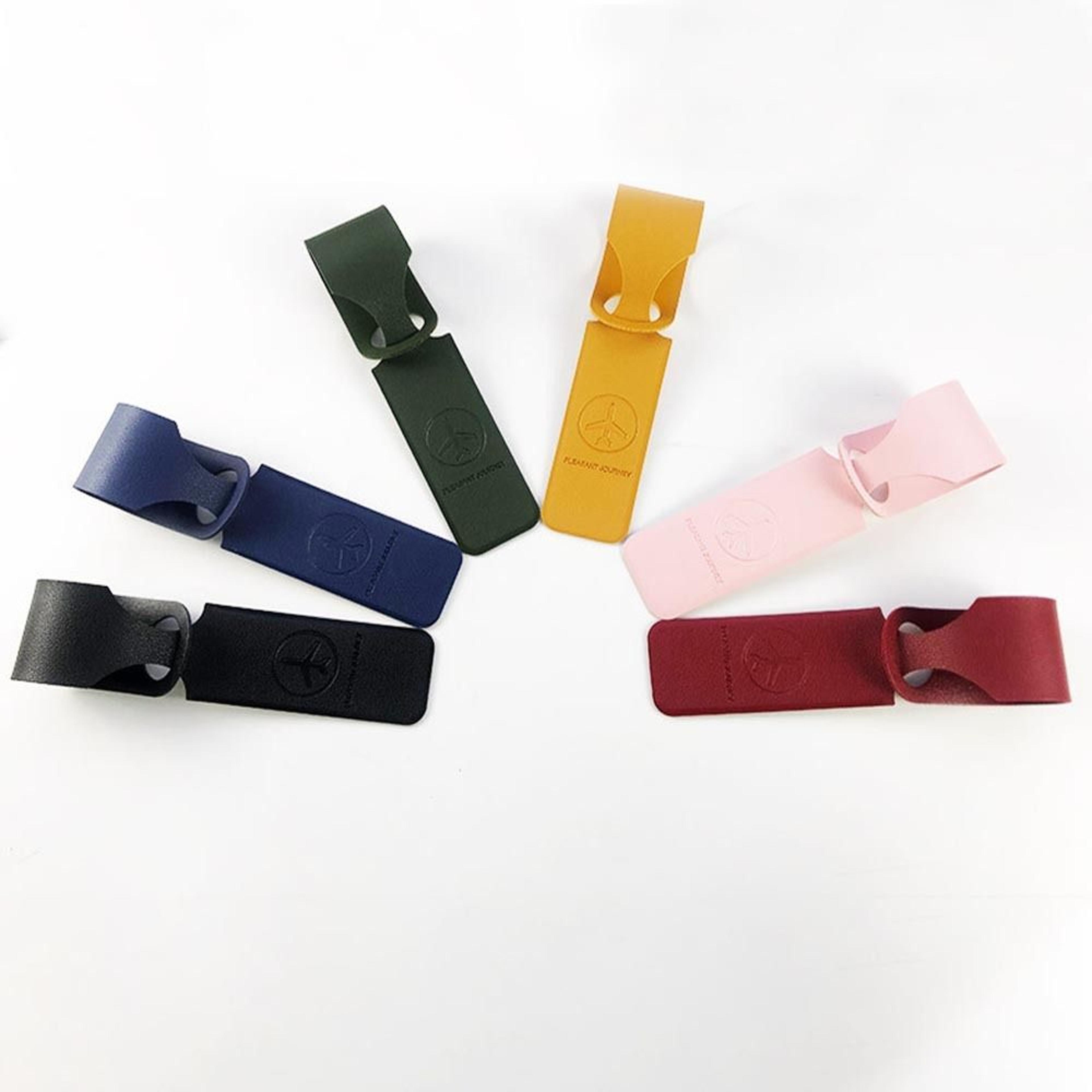 leather luggage tag for suitcases handbags and travel bags
