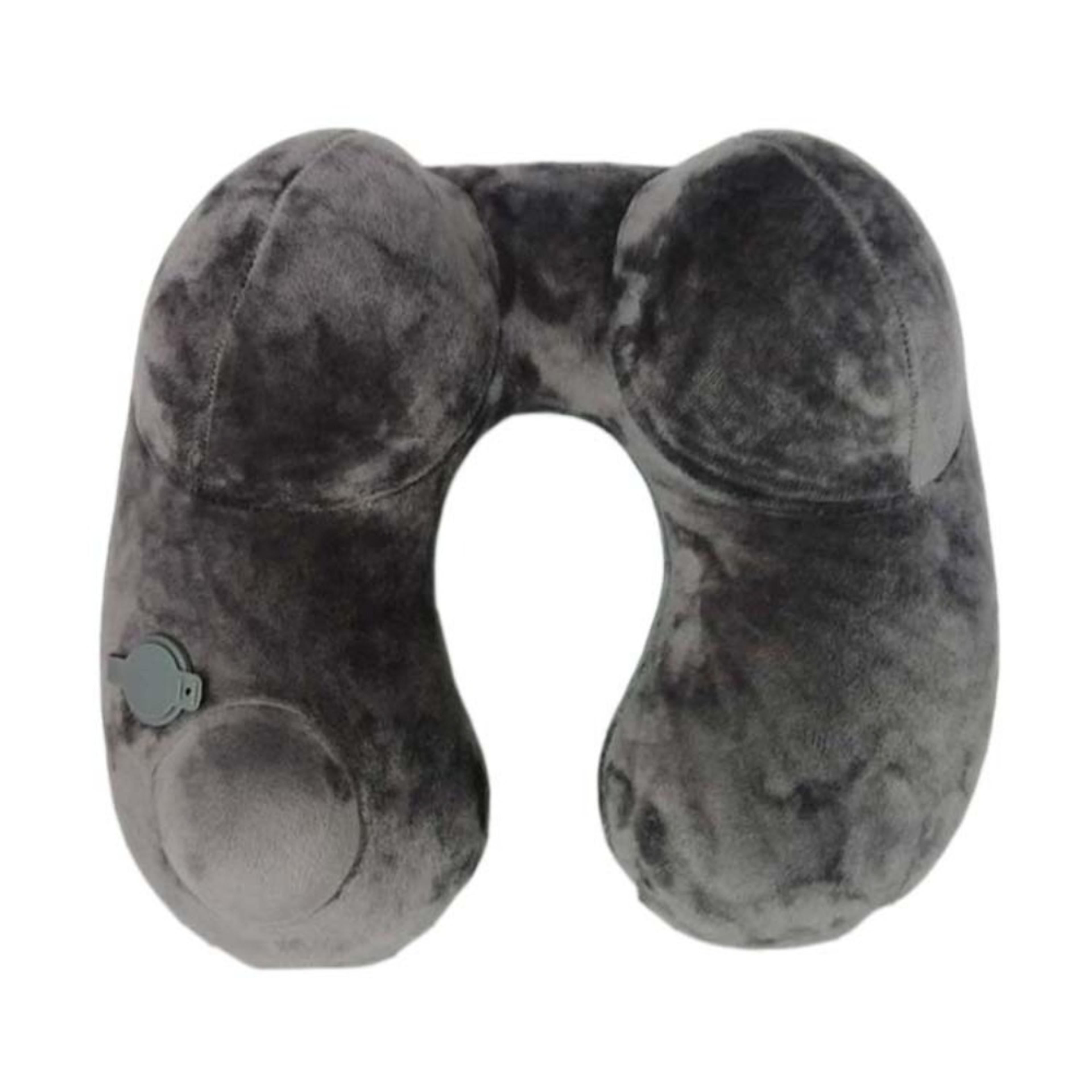 press inflatable travel neck pillow portable u shaped neck support