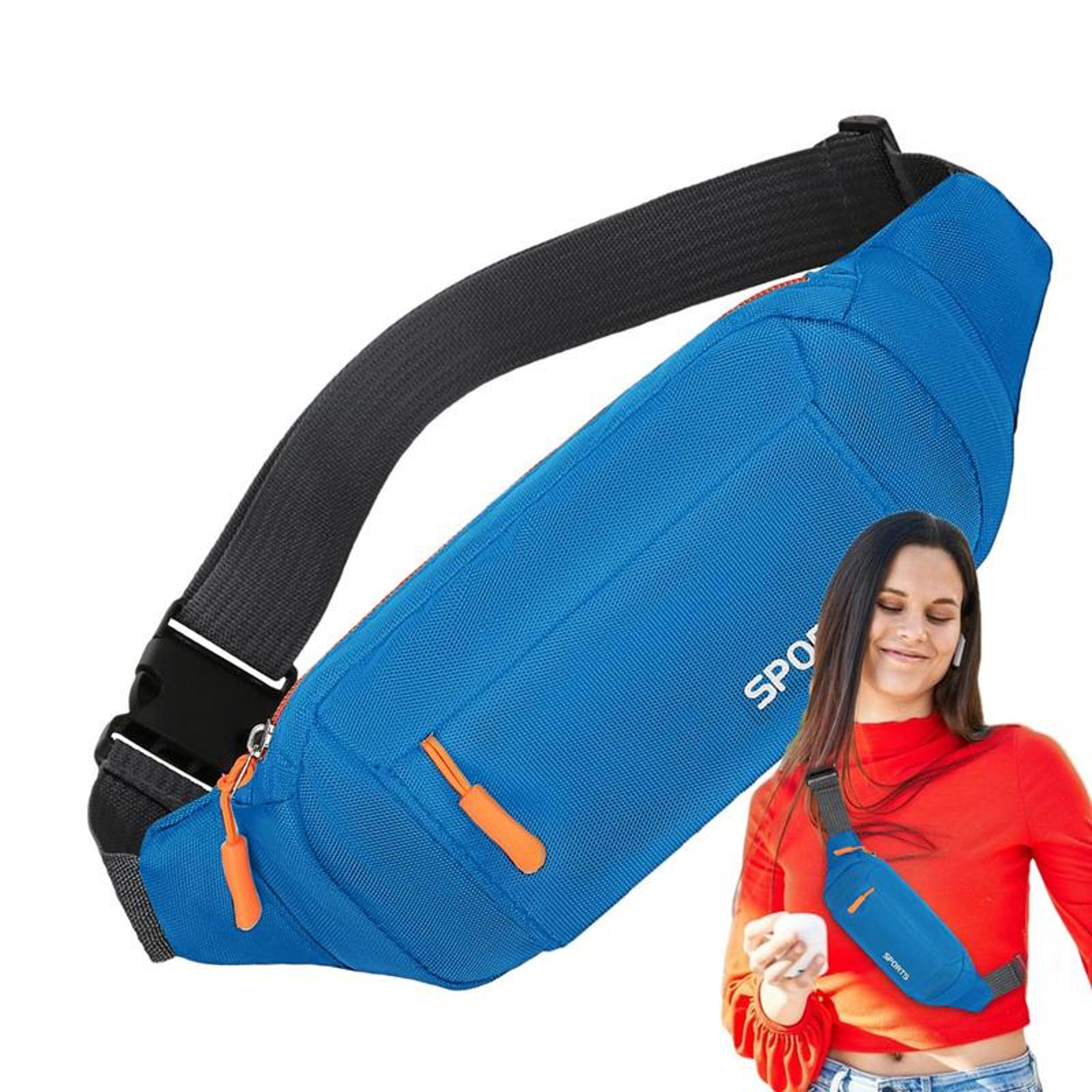 running waist pack adjustable phone holder belt chest shoulder bag