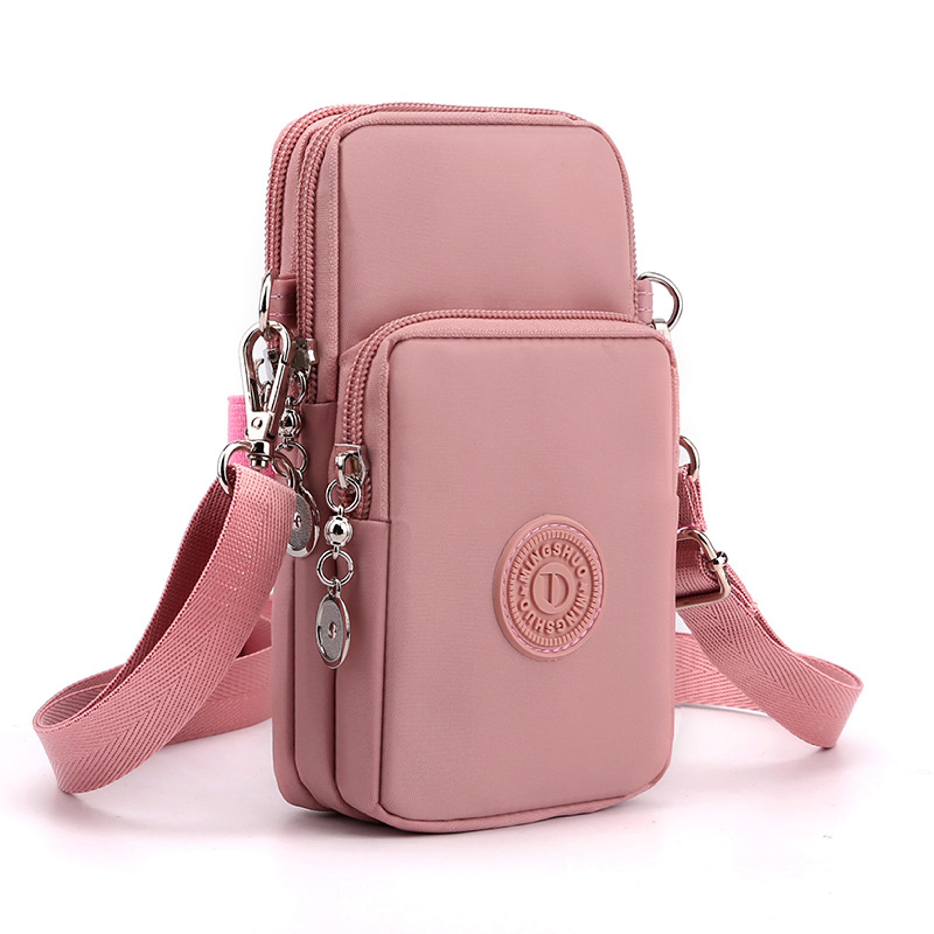 women crossbody phone bag nylon cell phone purse with coin wallet