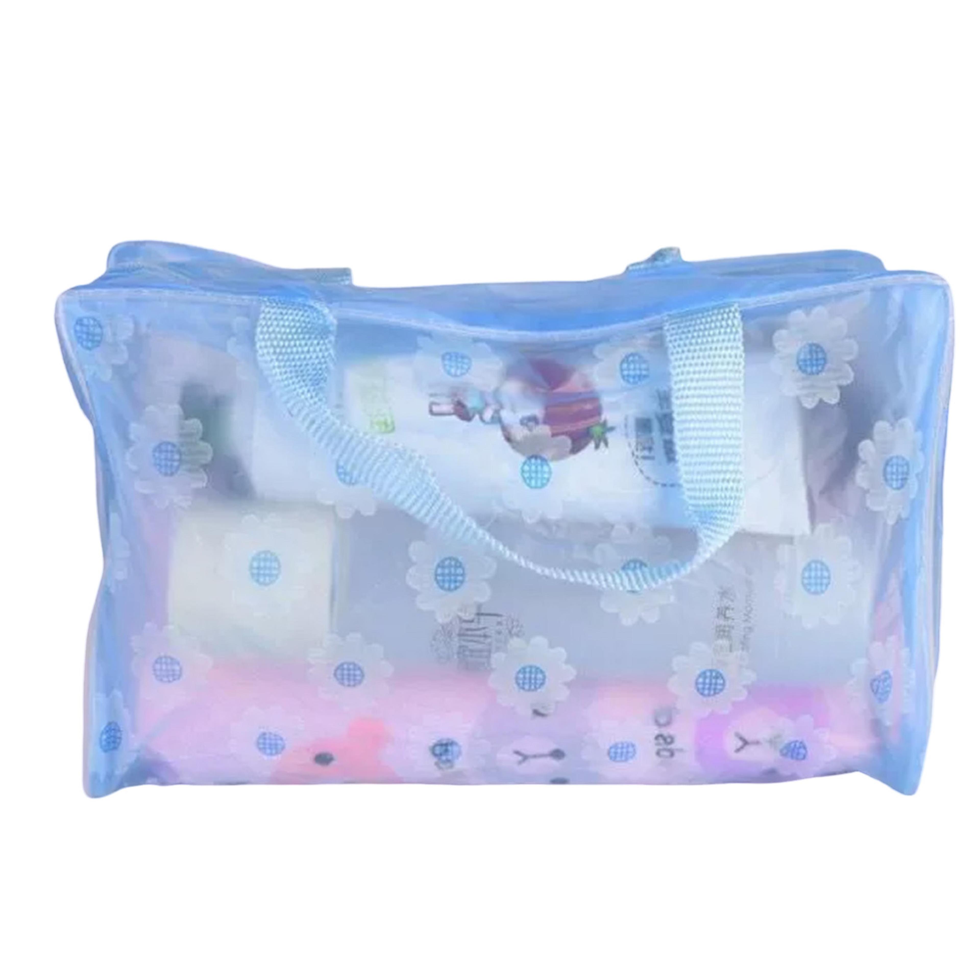 clear makeup bag waterproof pvc travel toiletry bag with zipper handle