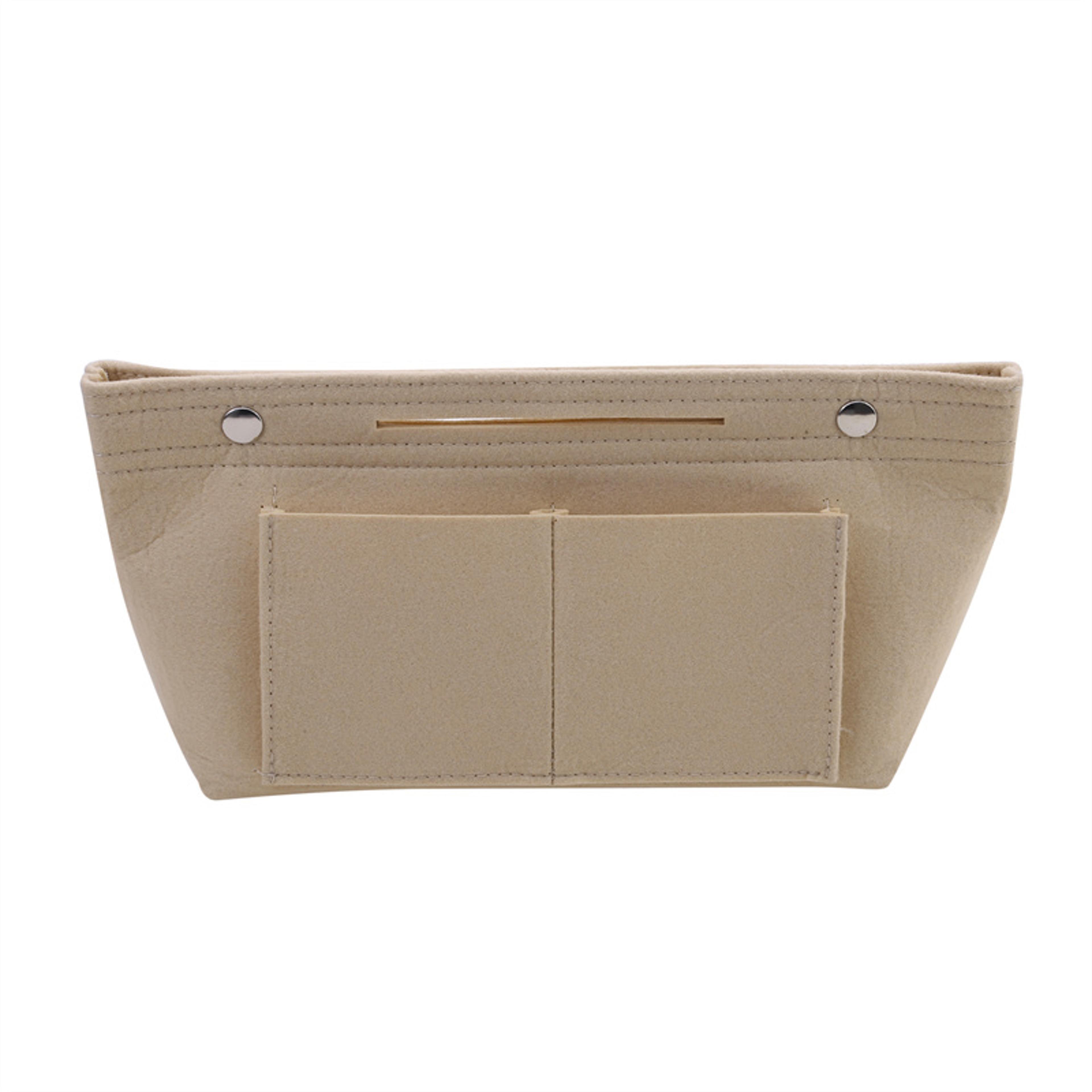 felt purse organizer insert for goyard tote with zipper makeup pouch