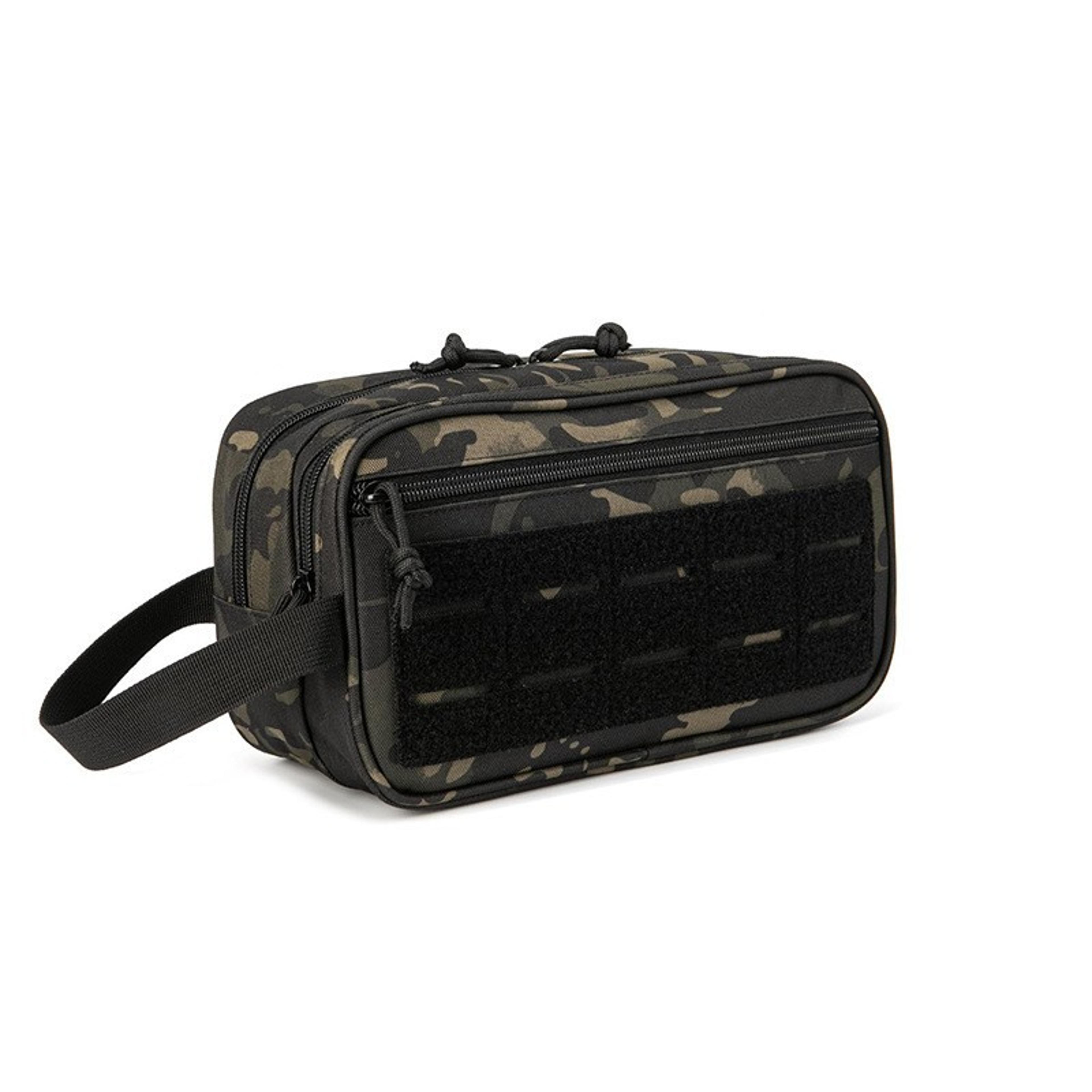 tactical toiletry bag for men travel dopp kit with molle pouch