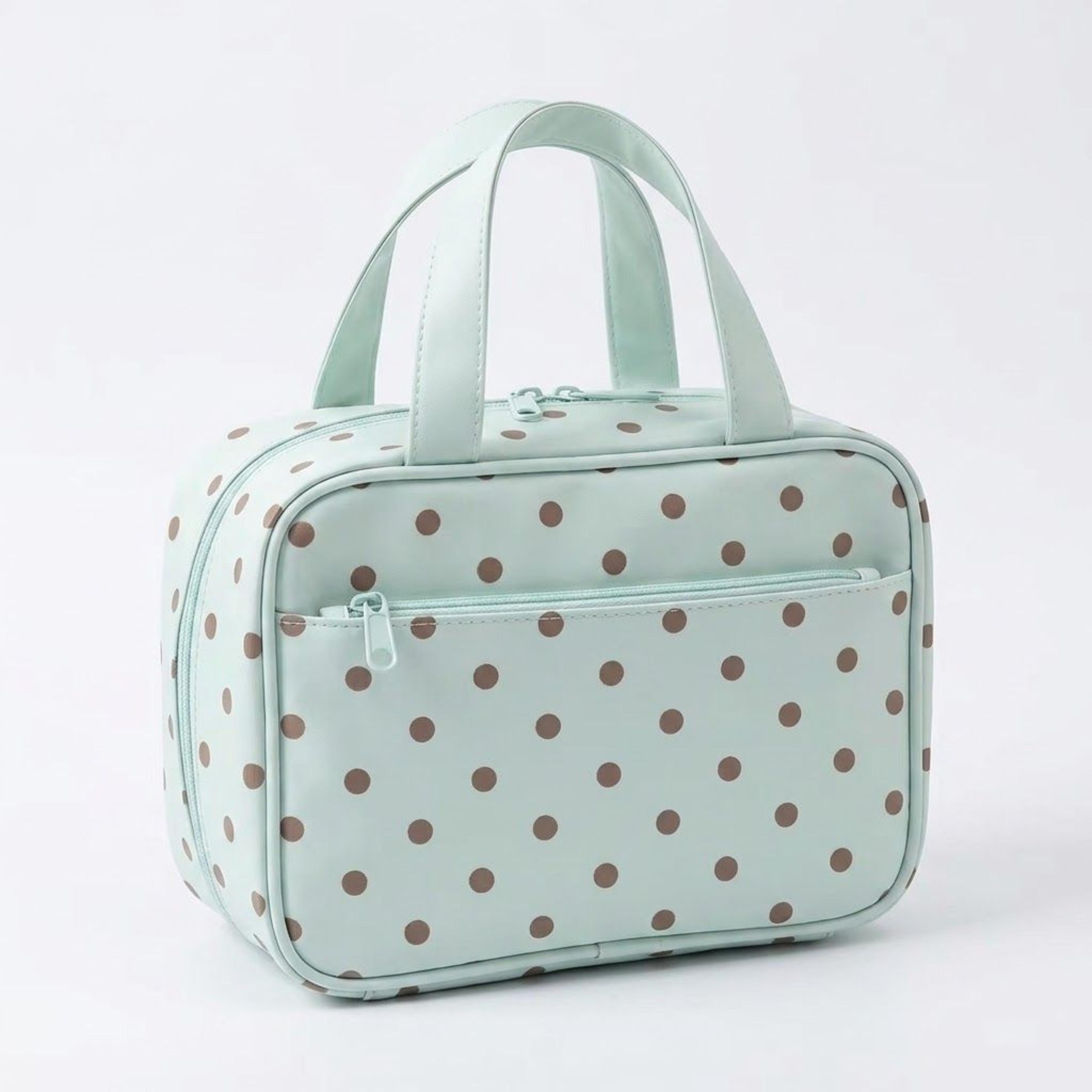 three layer travel toiletry bag large capacity makeup organizer for women