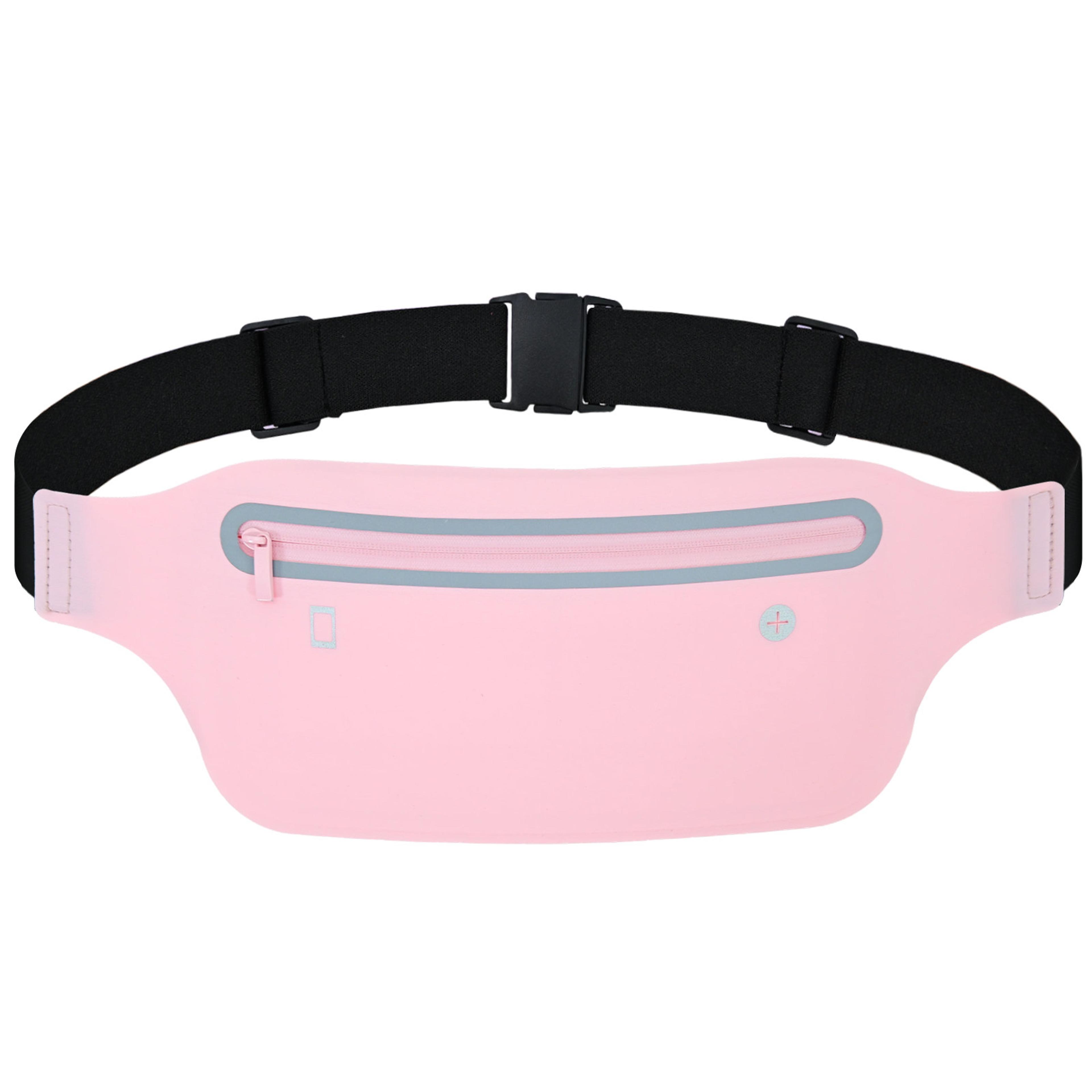 slim waterproof running belt phone pouch for jogging gym and travel