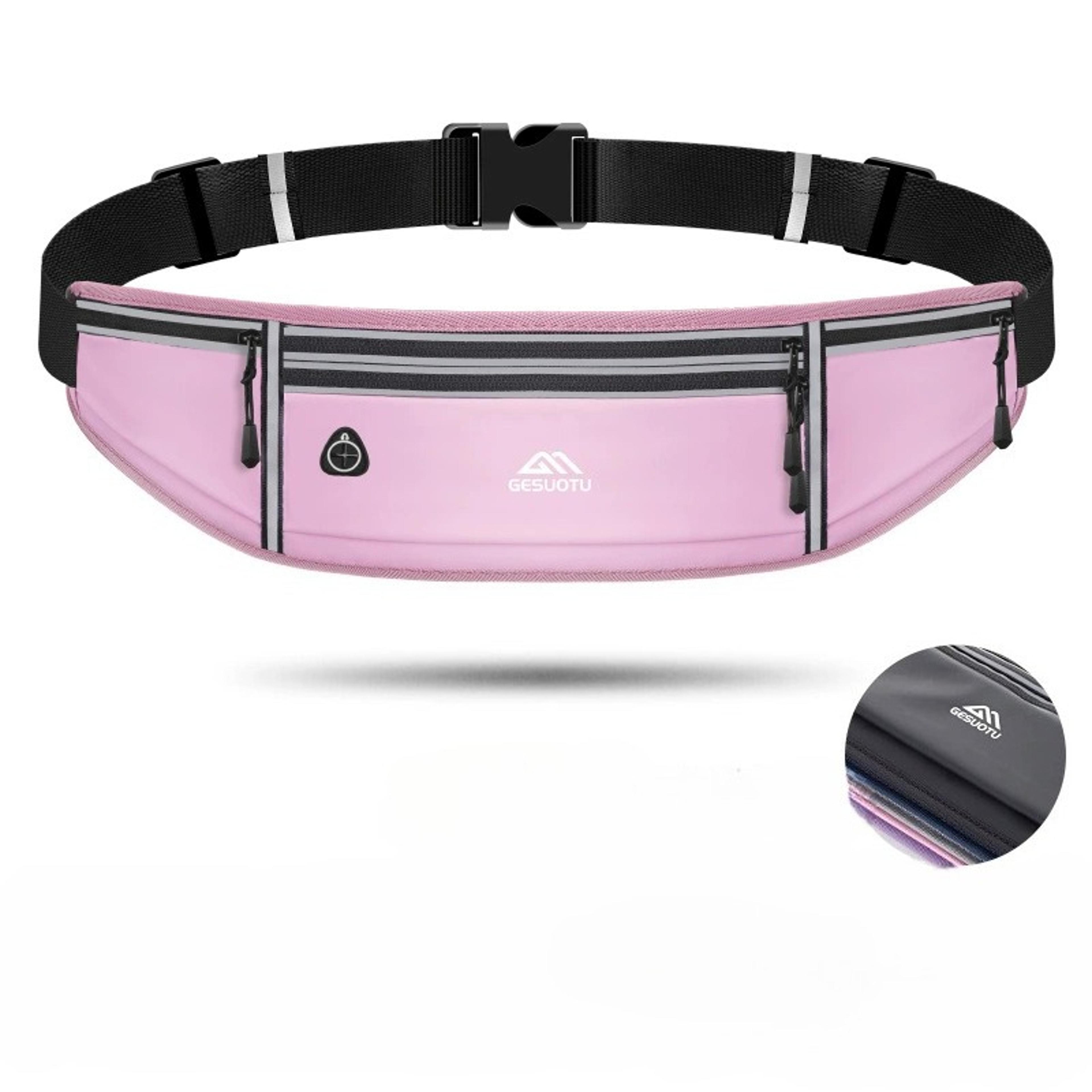 slim running belt phone holder waist pack for jogging, travel and workouts