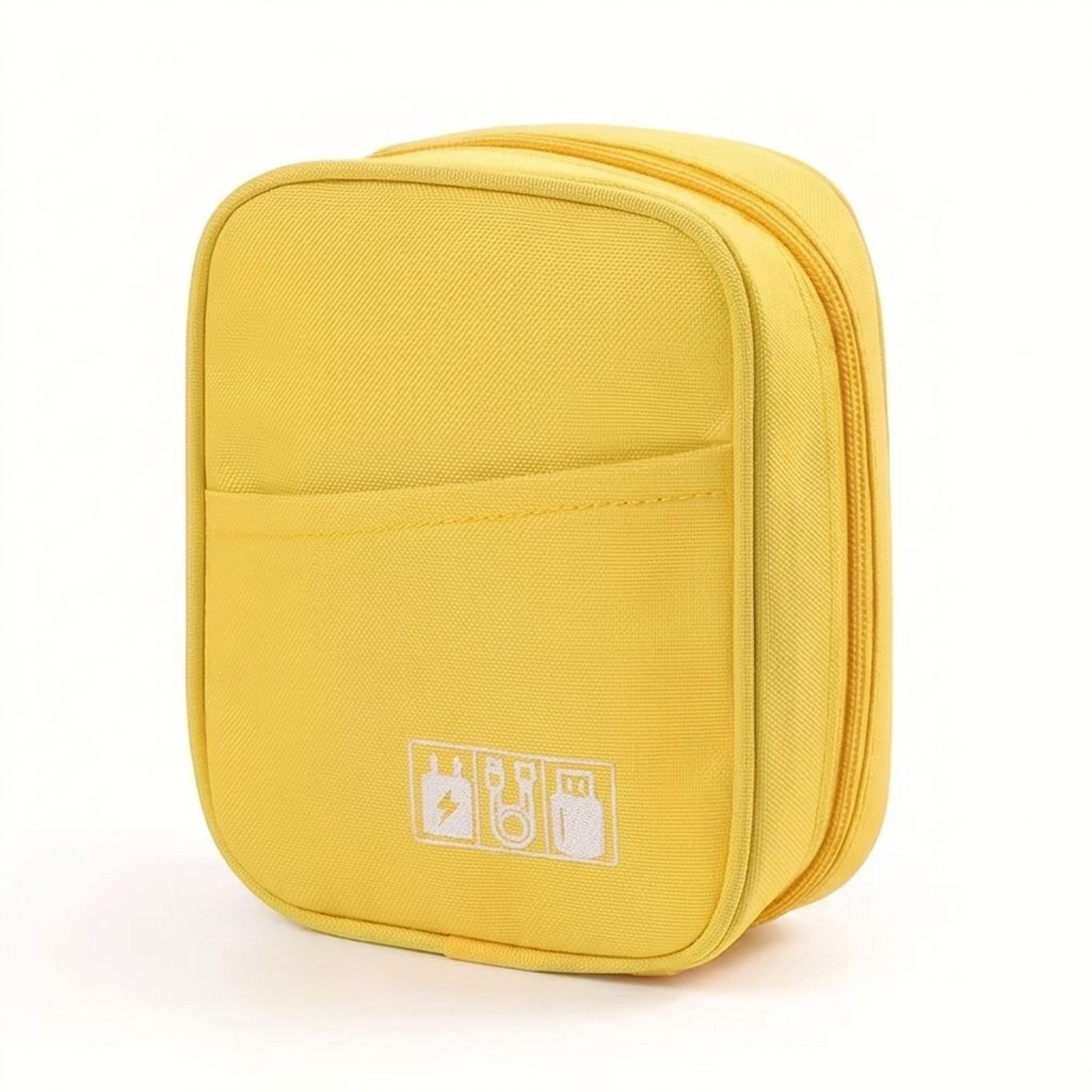 compact electronic organizer case tech pouch for macbook charger, mouse and cables
