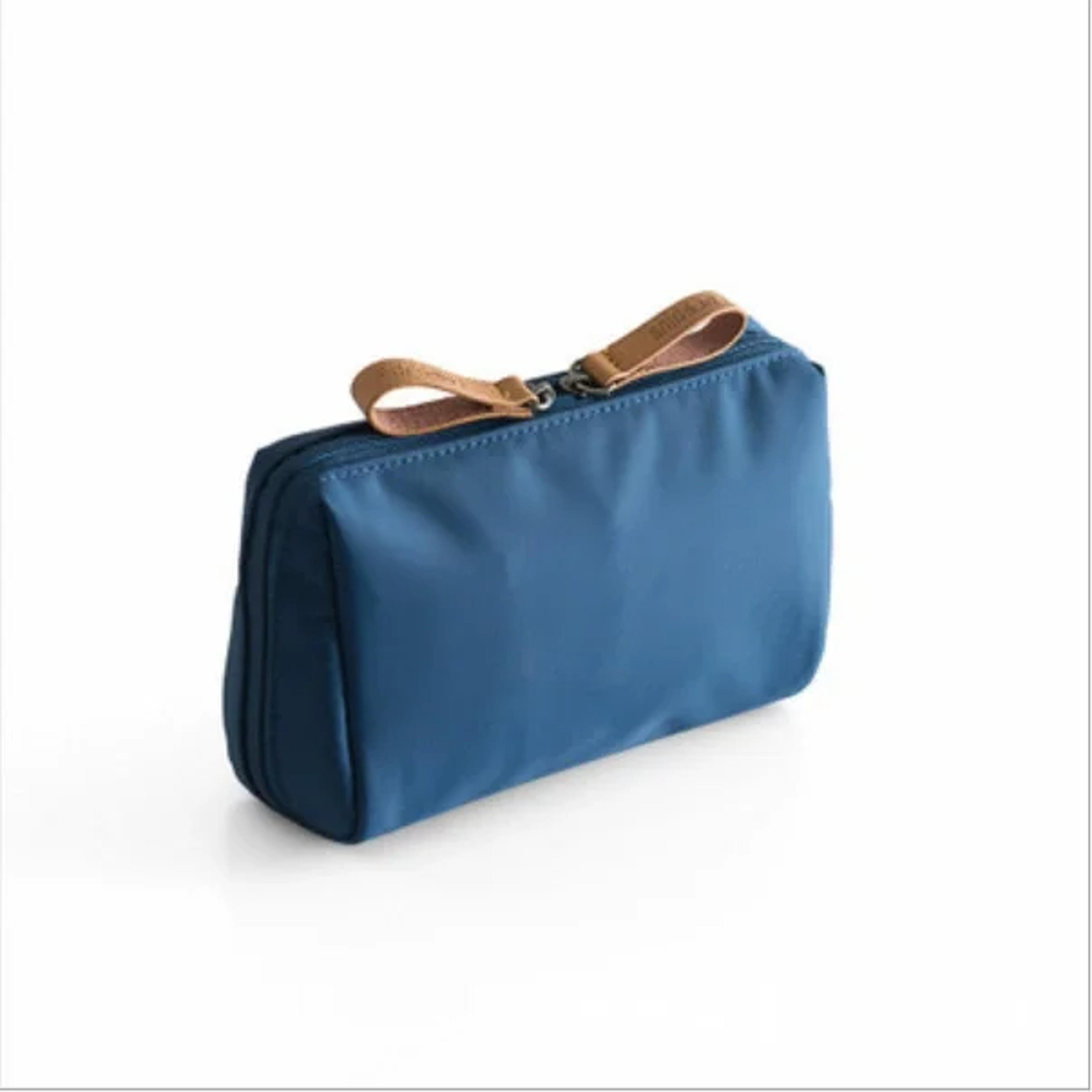 mini makeup bag for women portable cosmetic pouch and coin organizer