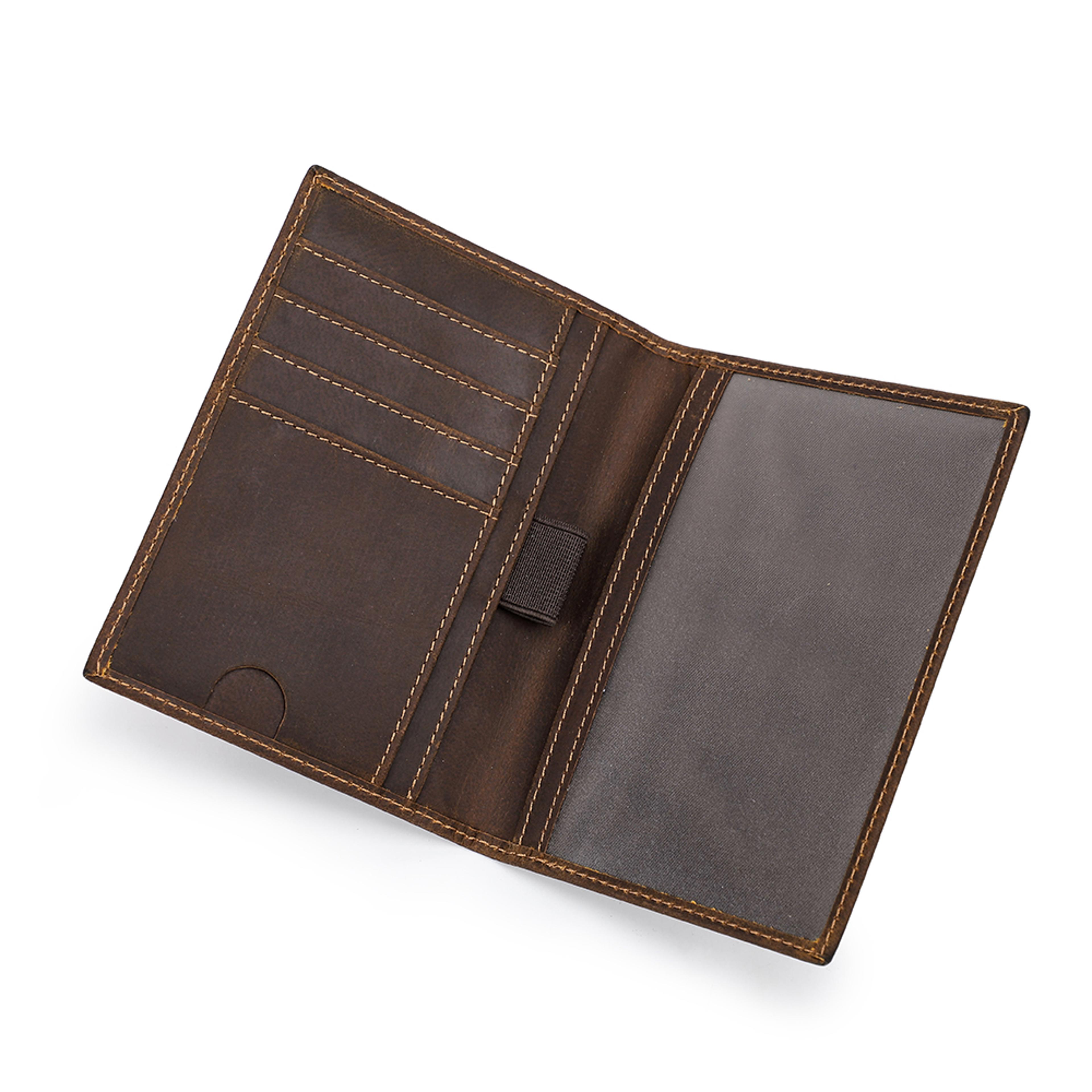 retro rfid passport holder leather passport cover travel document organizer