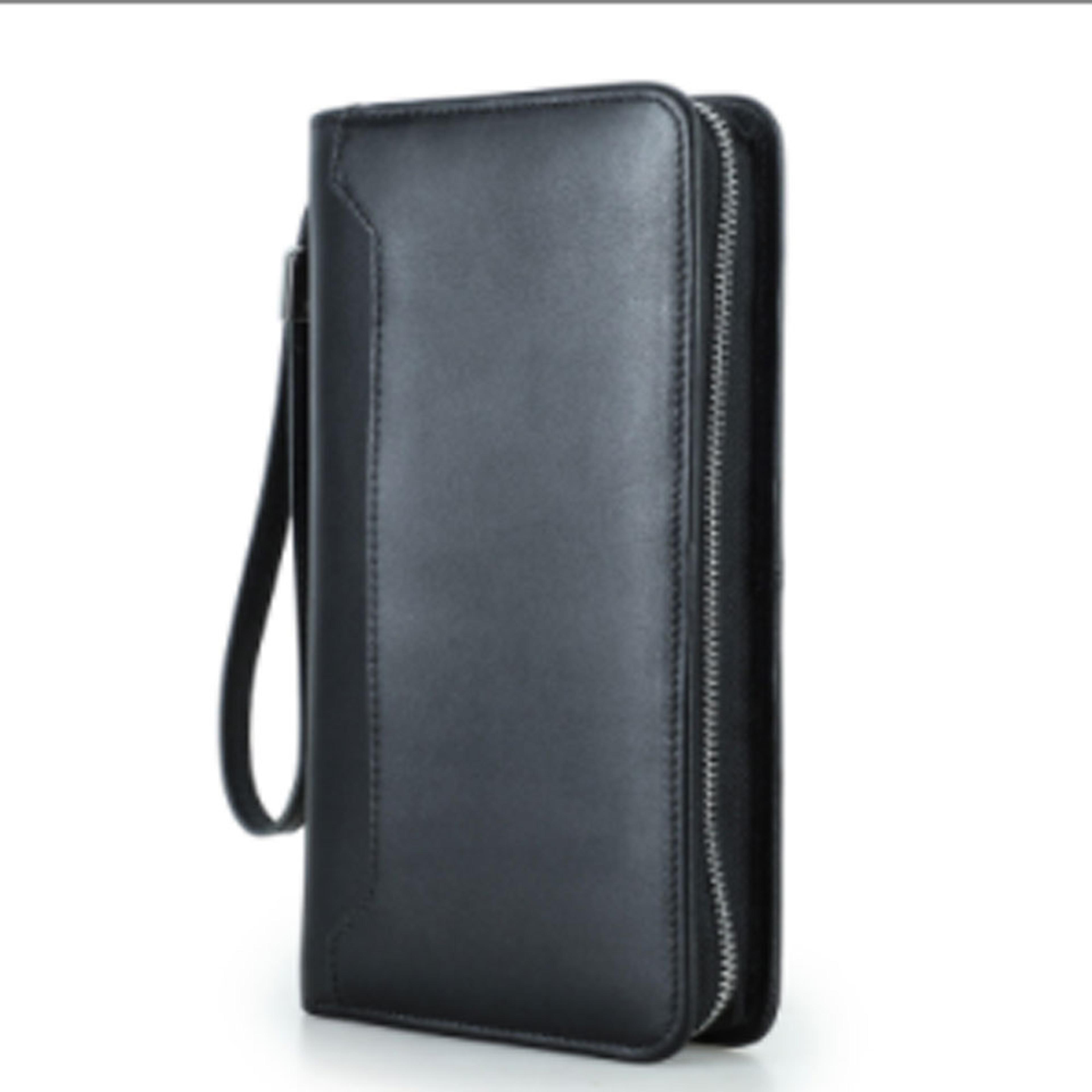 family airtag passport wallet genuine leather travel organizer