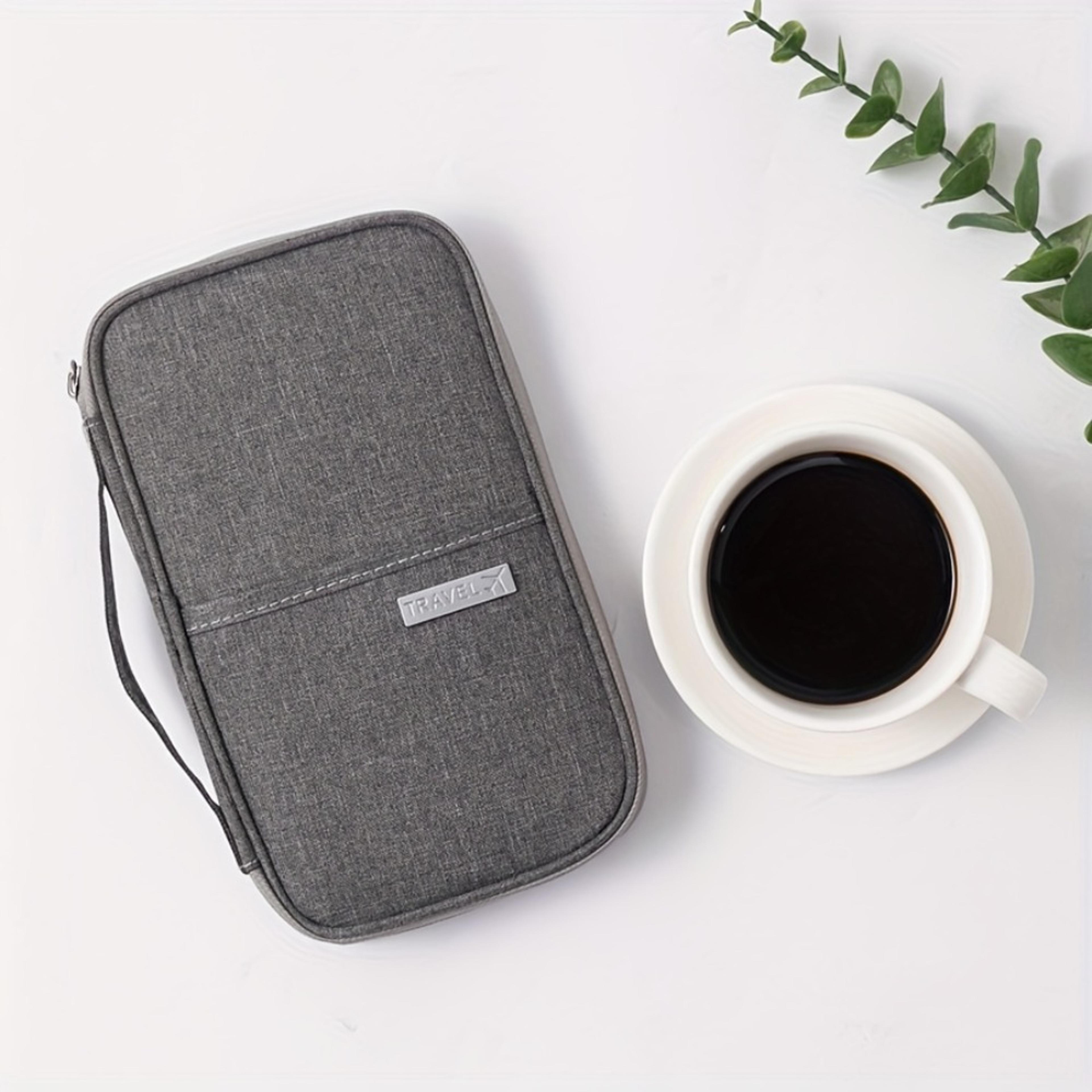 travel passport holder wallet with id card case