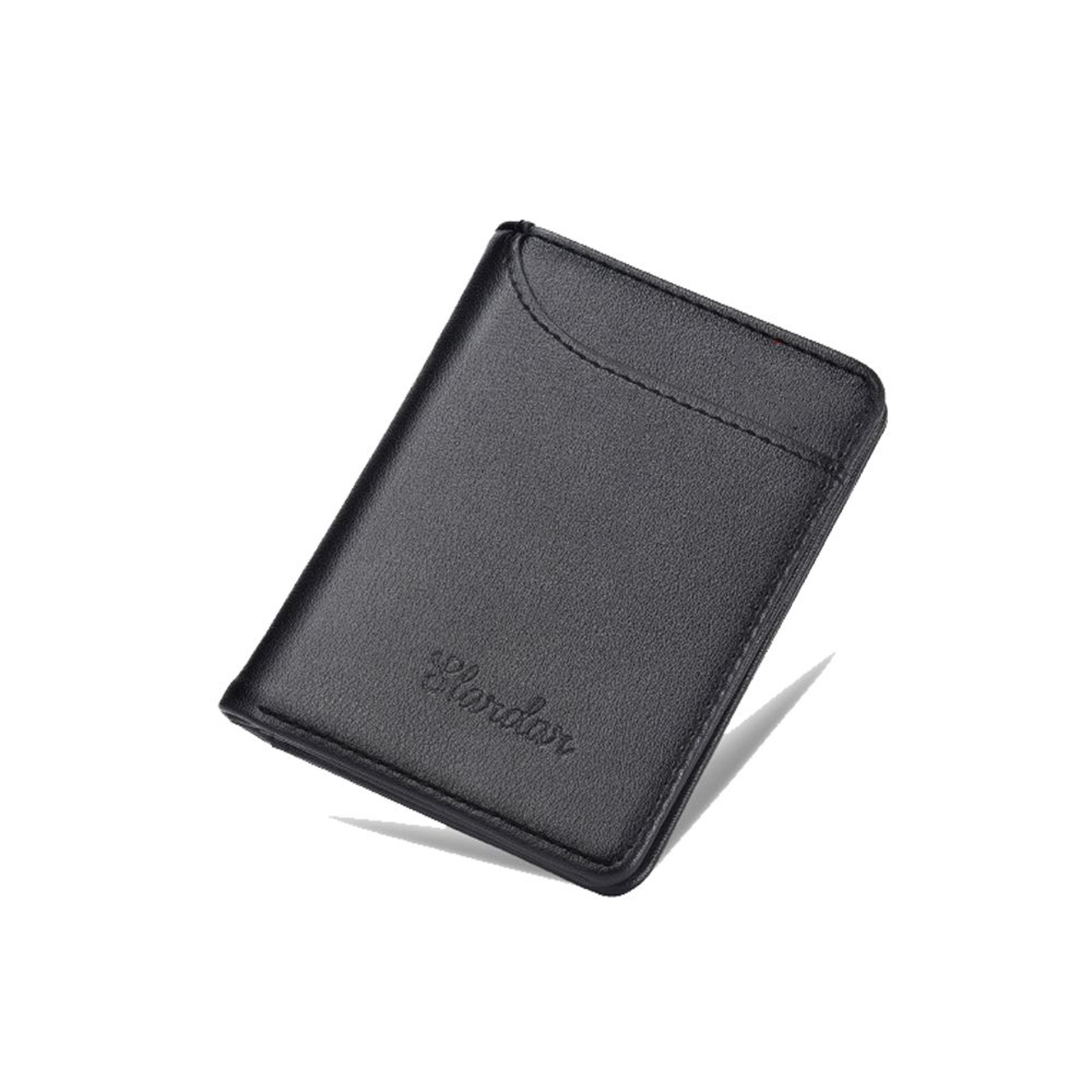 slim card holder wallet for men pu leather mini credit card holder