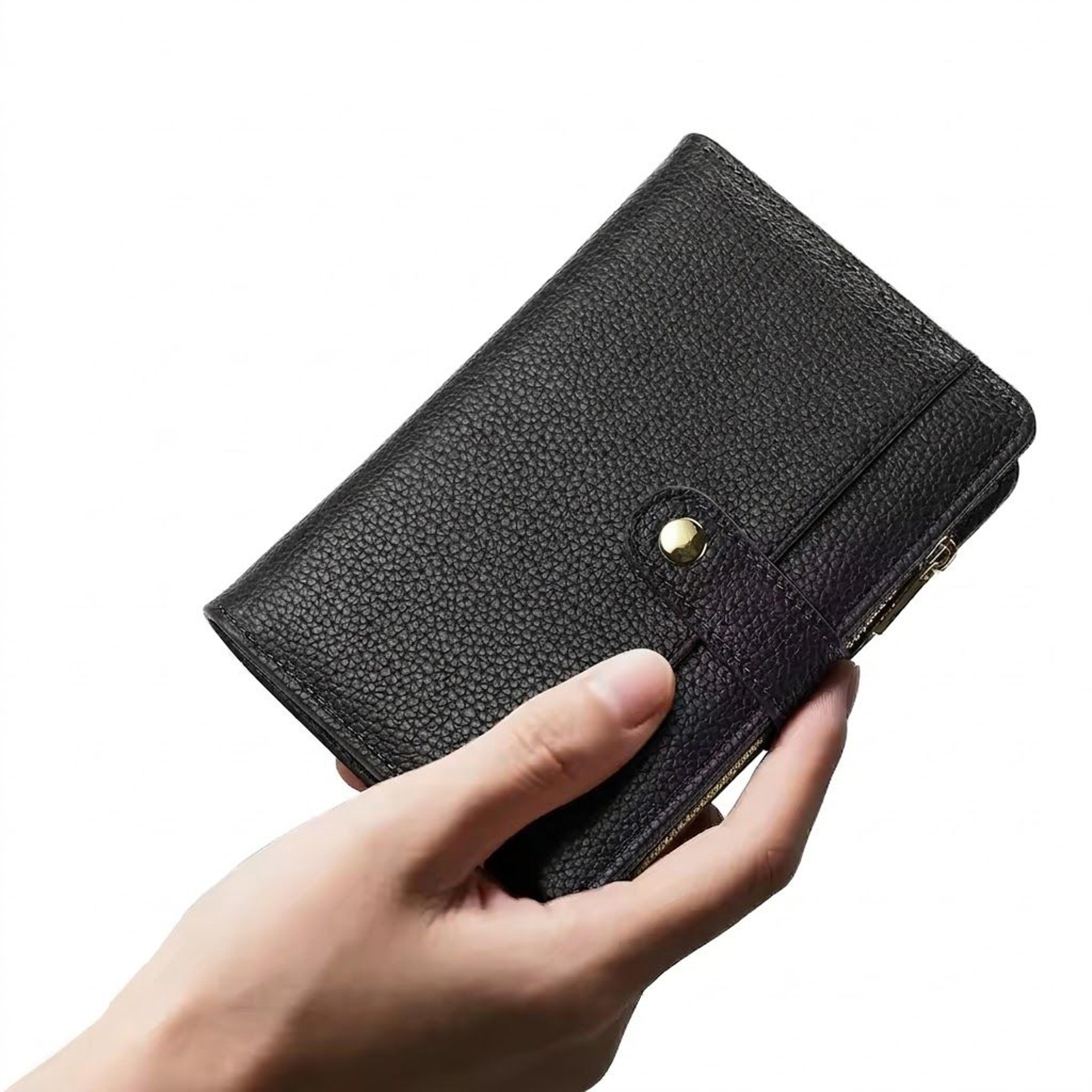 rfid passport holder wallet large capacity pu leather travel organizer