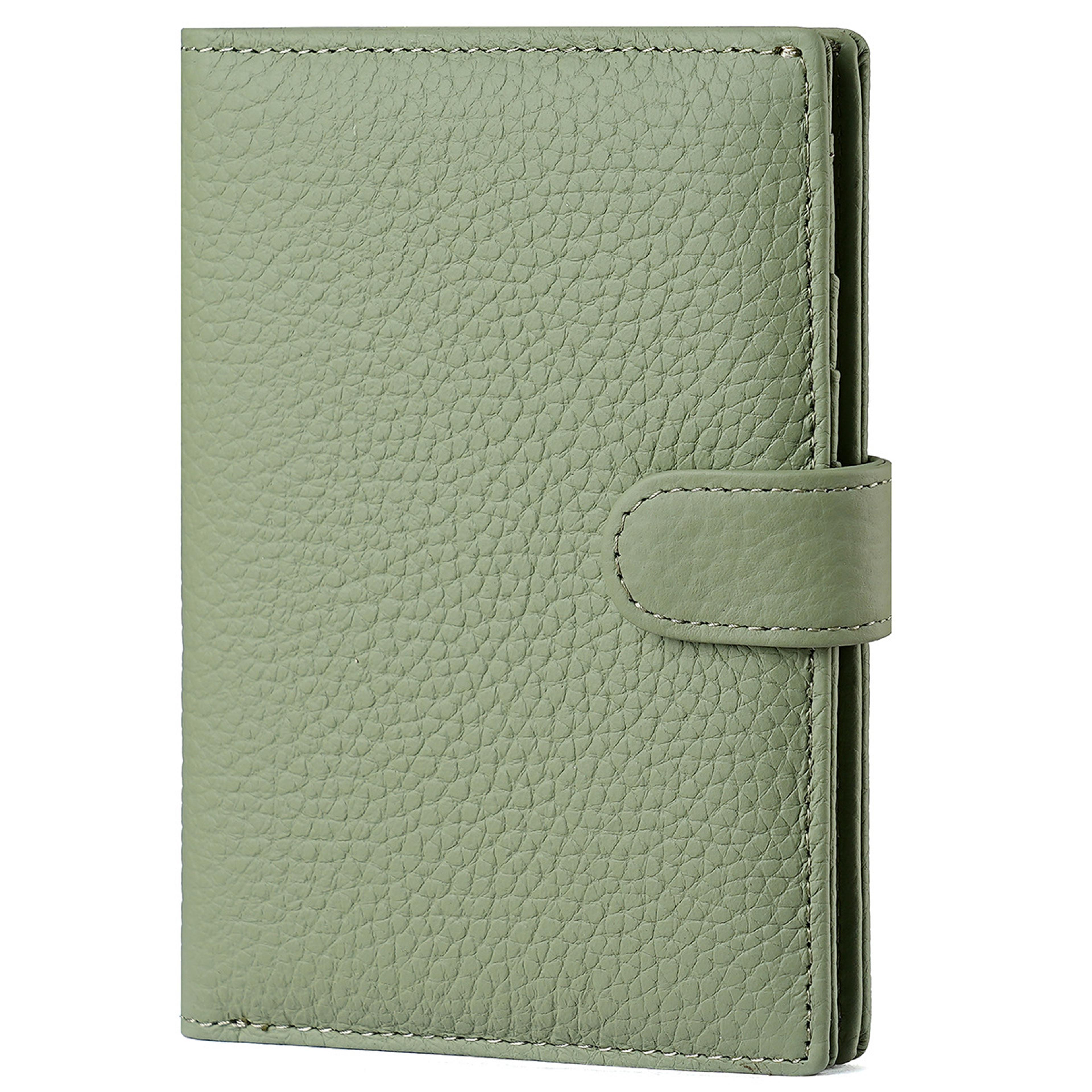 luxury genuine leather passport holder rfid travel wallet for cards and tickets