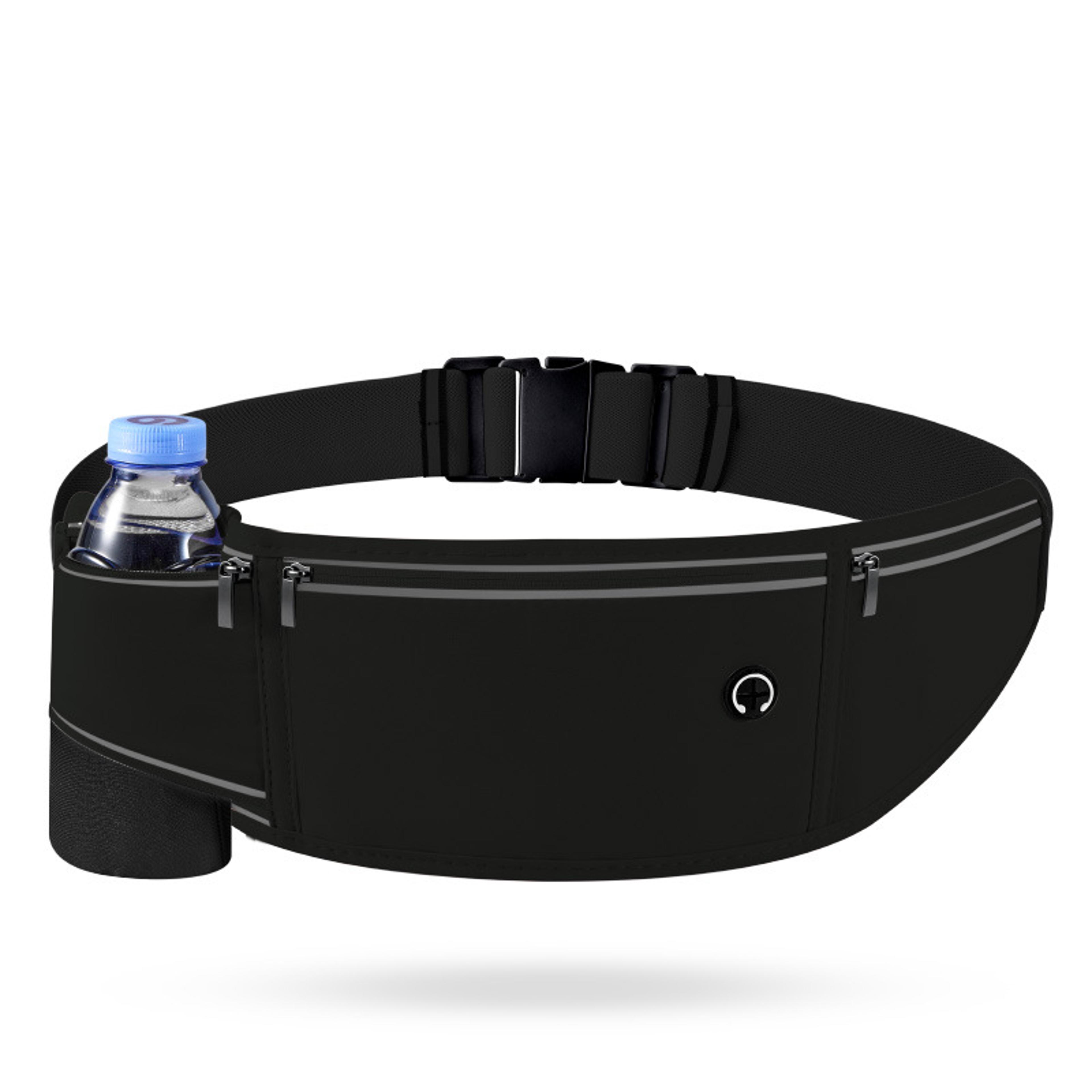 running waist bag with reflective pocket sports belt