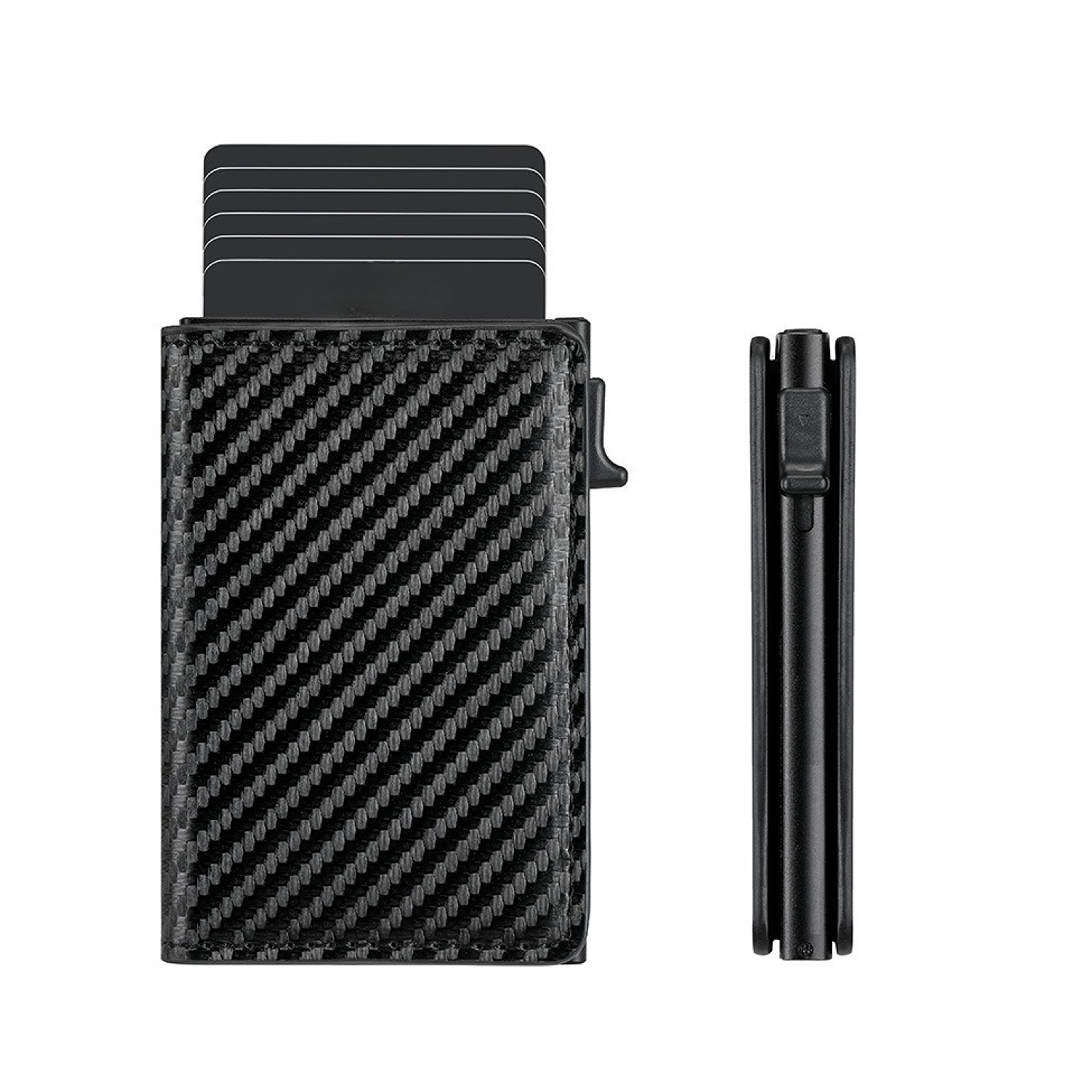 rfid pop up aluminum card holder wallet for men and women