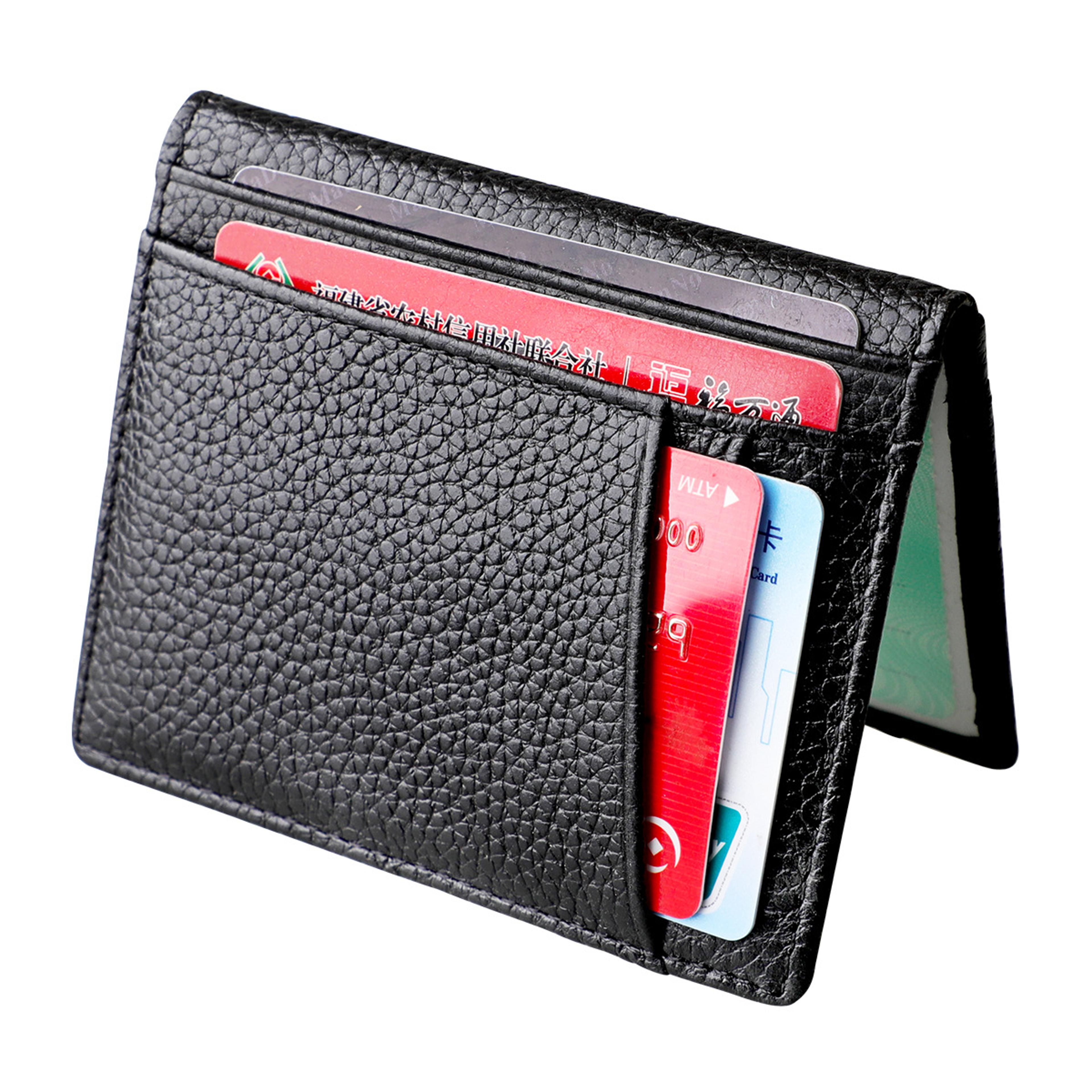 premium leather driver license holder and car document wallet for cards