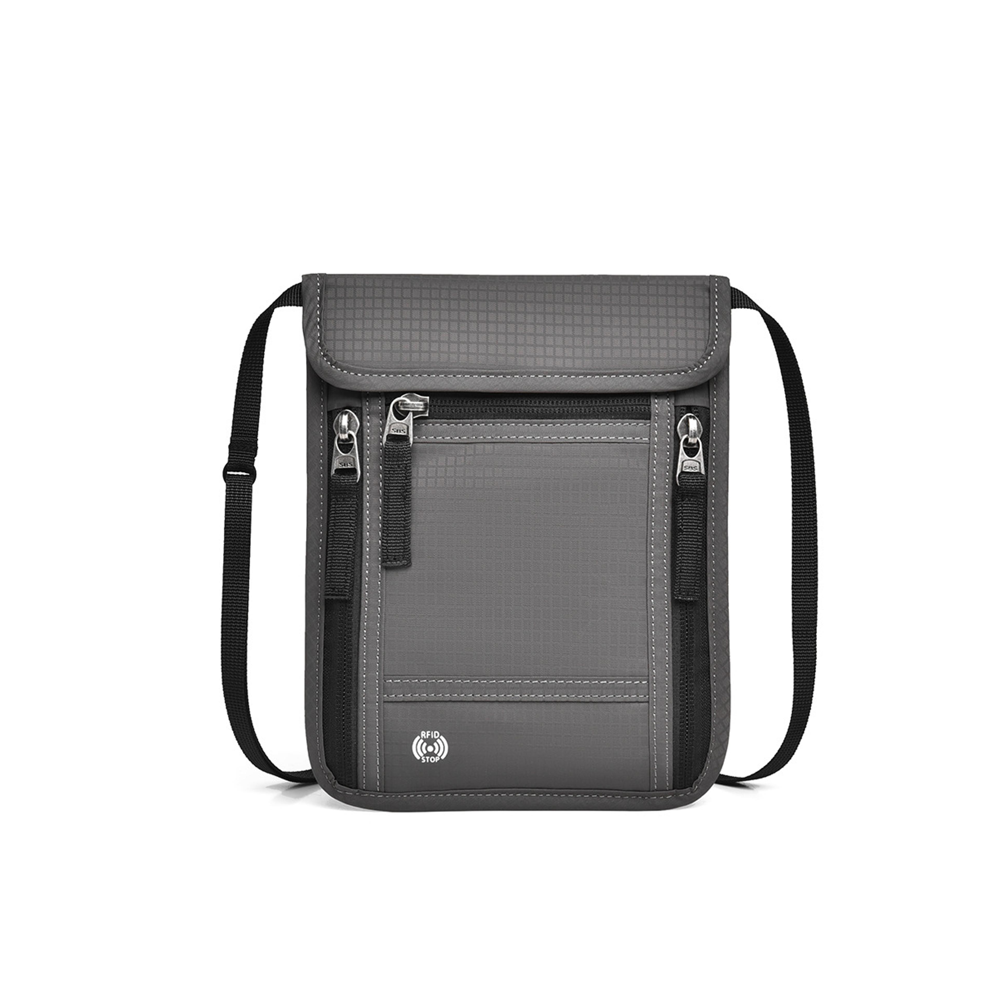 passport holder travel document organizer shoulder bag