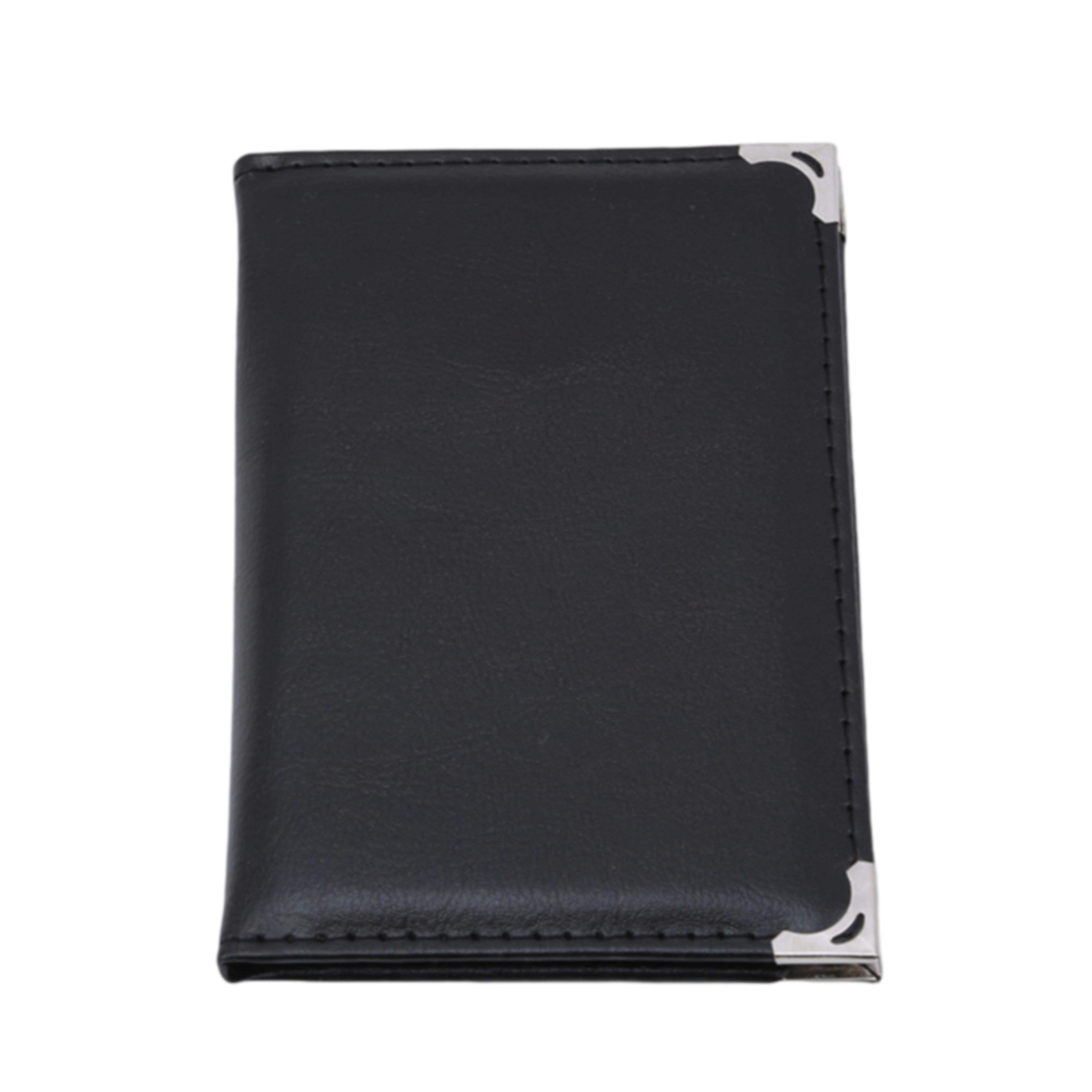 retro driver license holder and pu leather document wallet for car cards