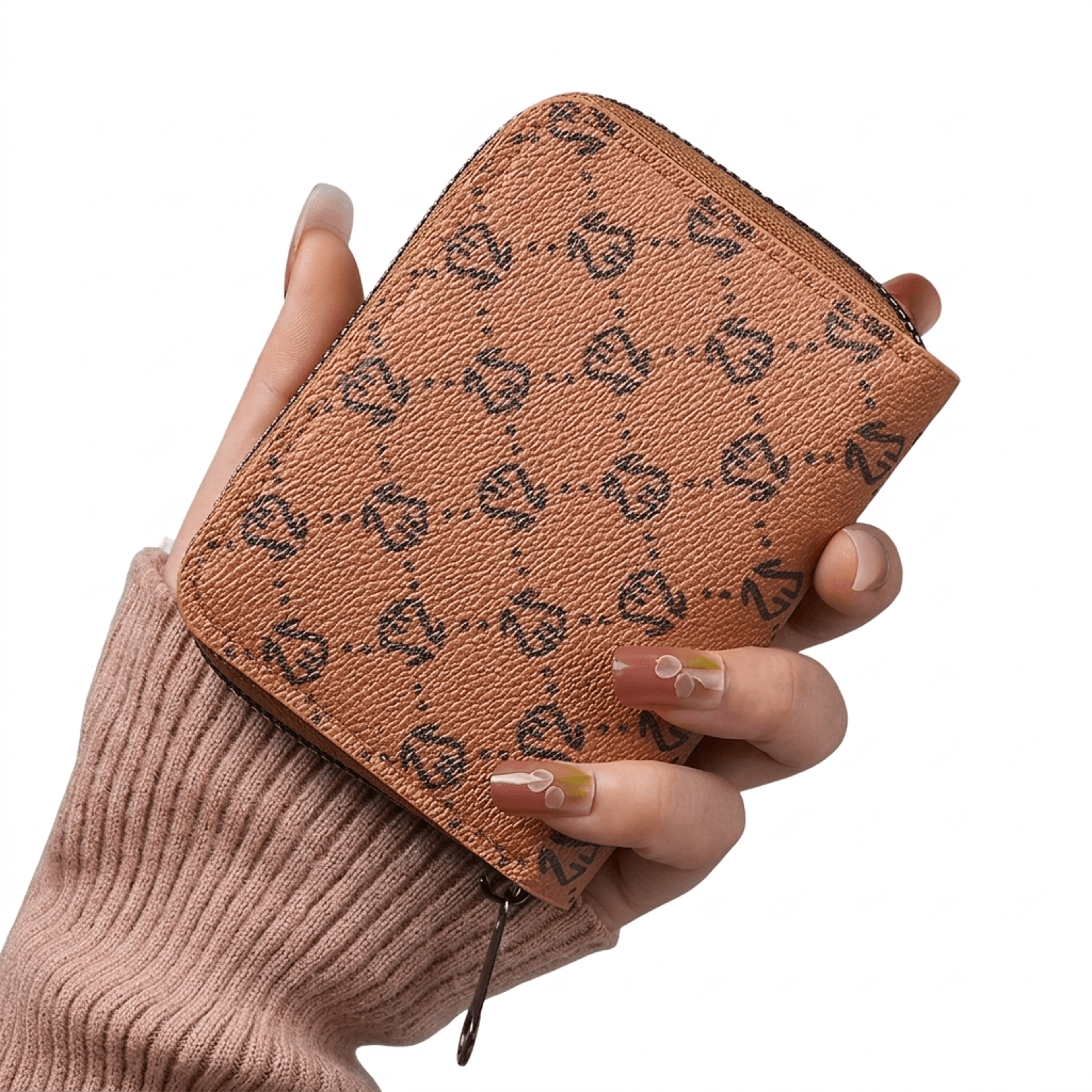 women card holder wallet with driver license window and multi card slots