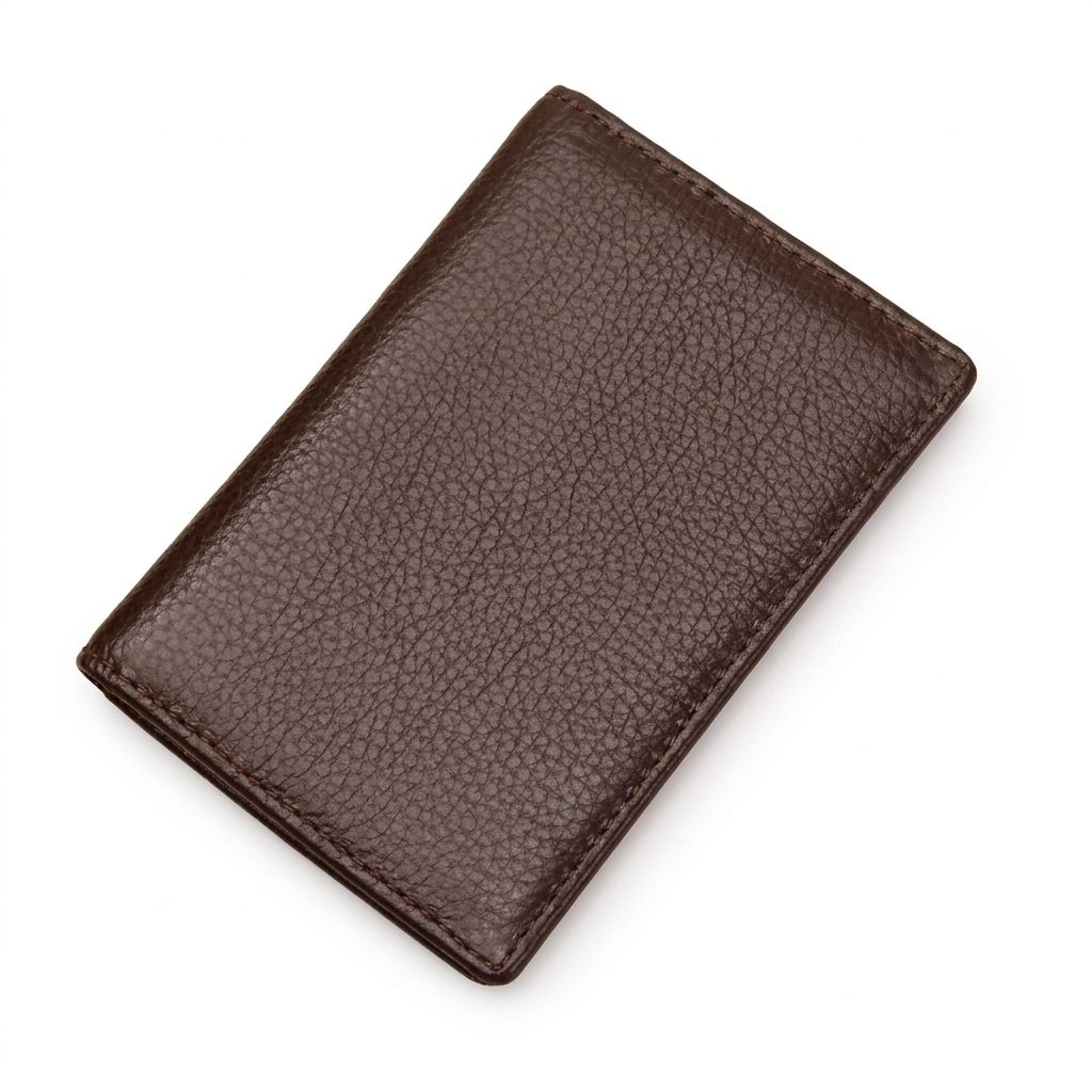 slim rfid blocking leather card holder wallet for men