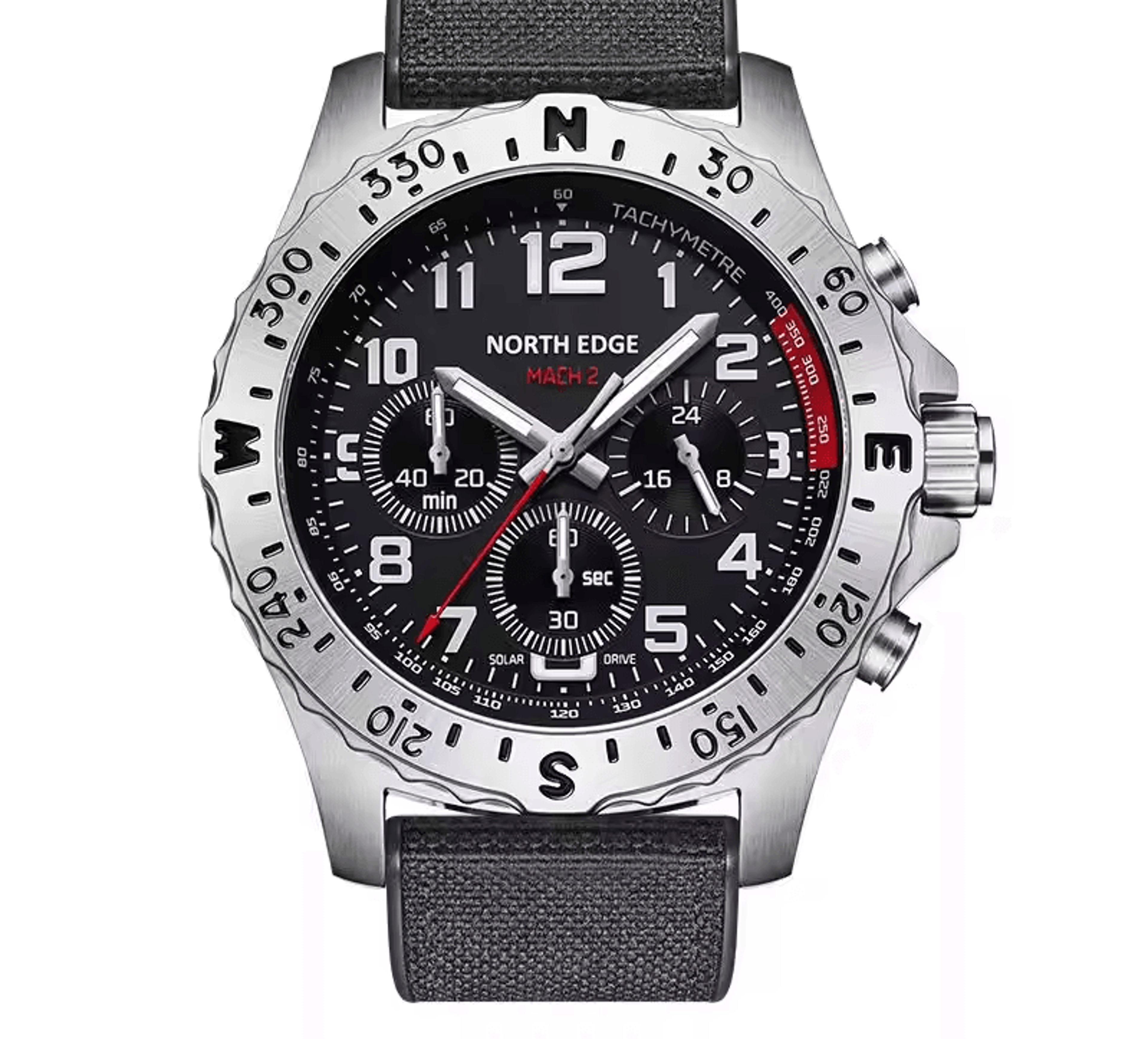 stainless steel pilot watch for men