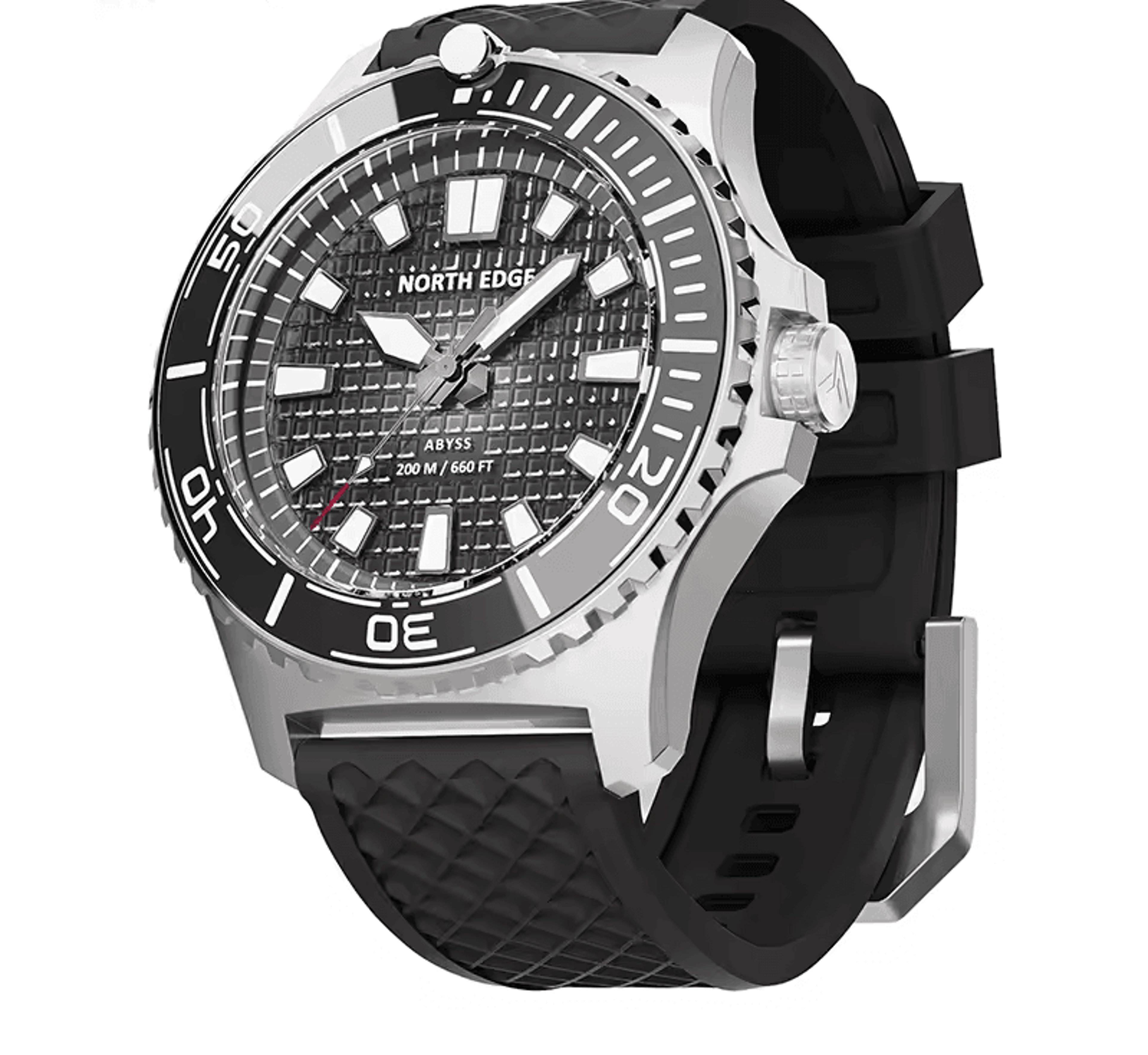 men solar dive watch waterproof quartz sport watch steel