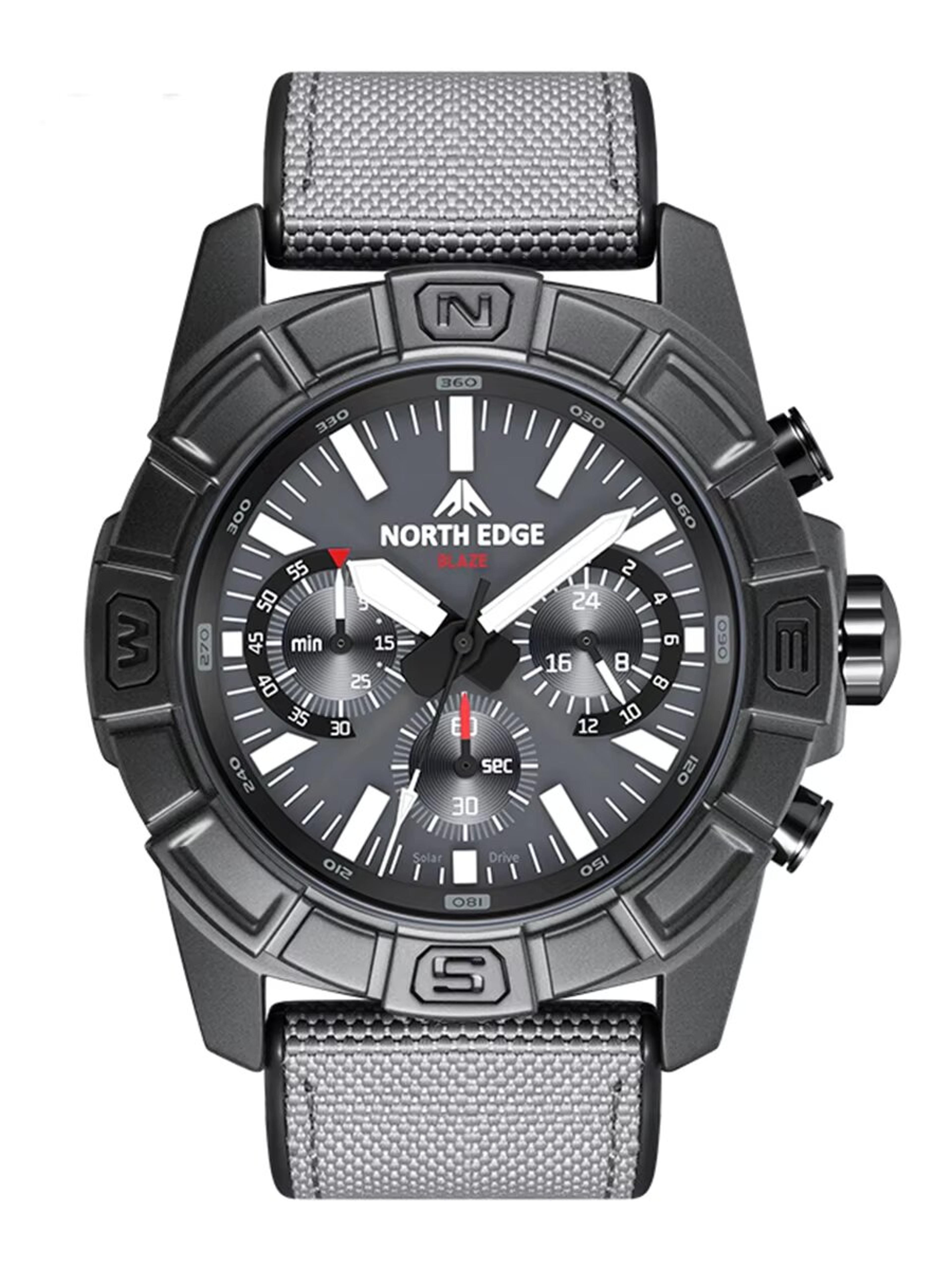 solar powered men pilot watch