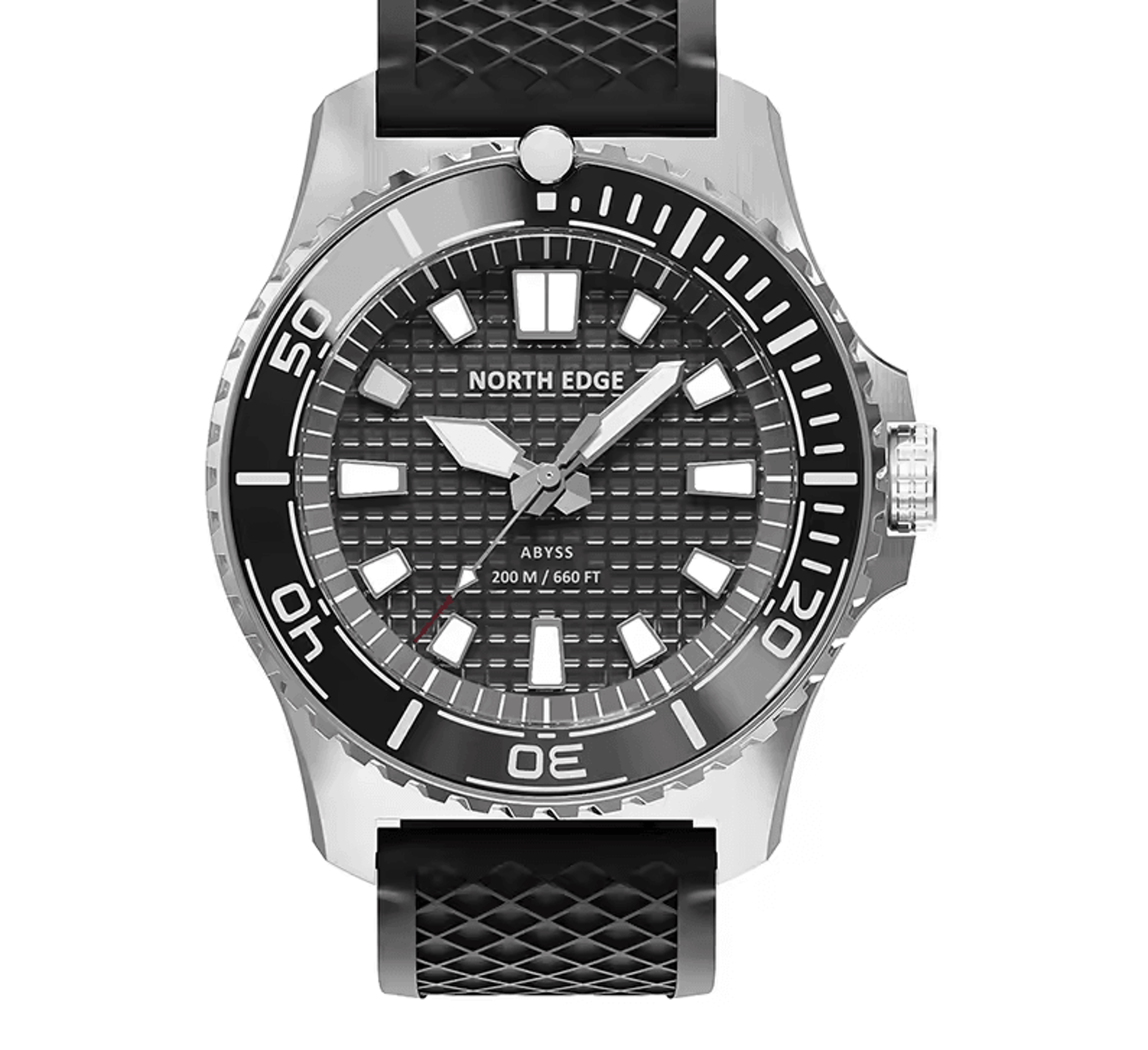 solar powered dive watch waterproof men quartz sports watch