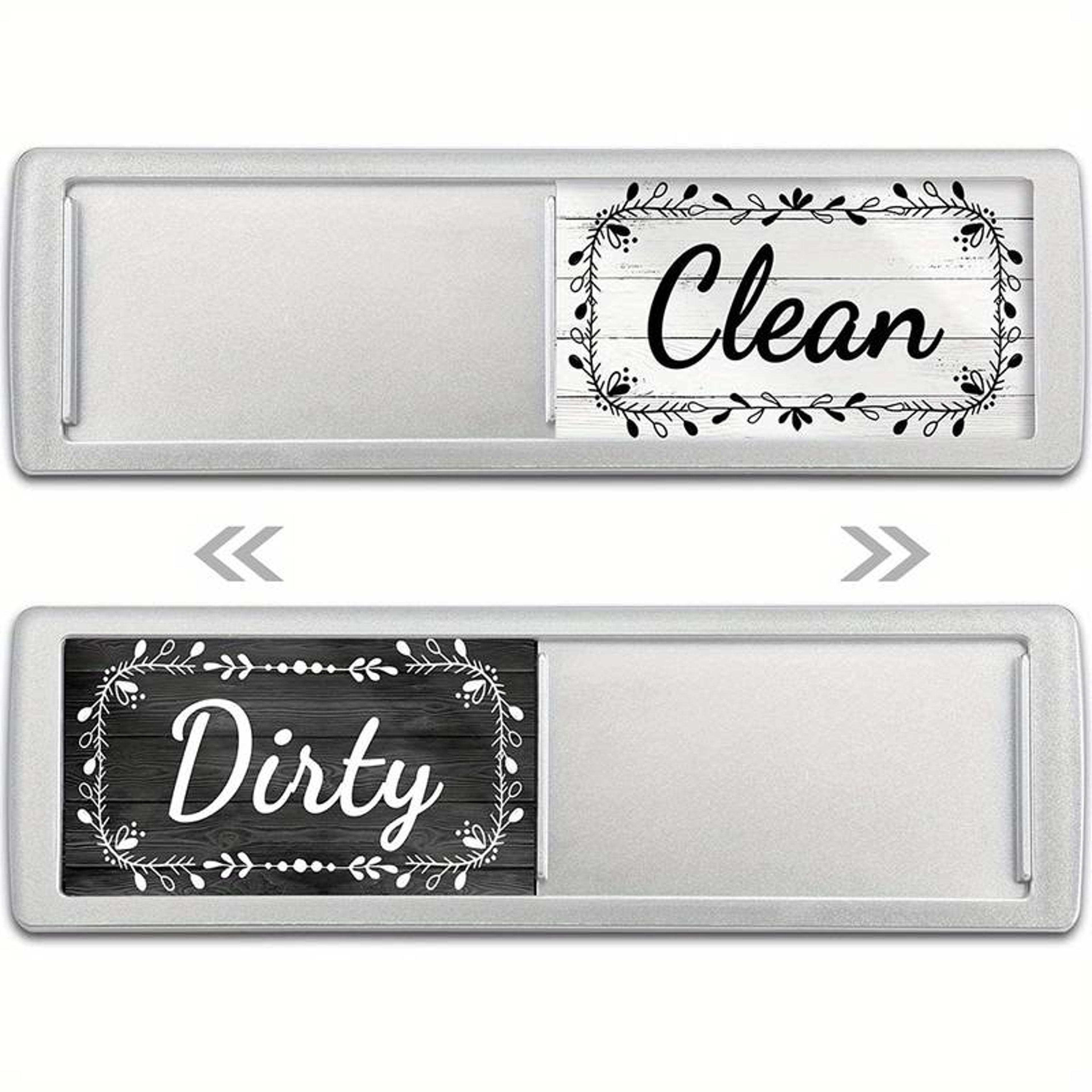dishwasher clean dirty magnet reversible status indicator