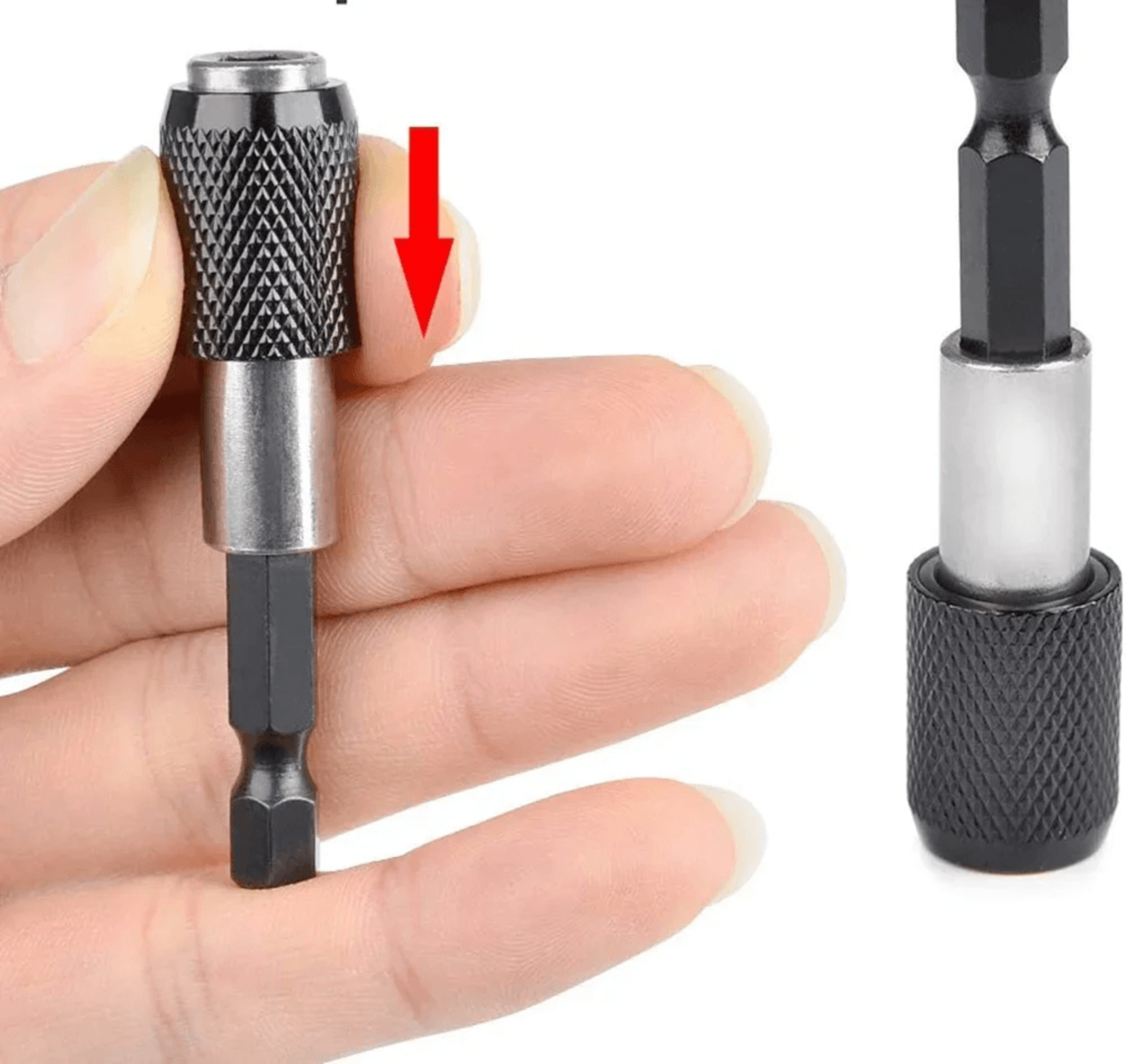 hex magnetic quick release drill bit extension holder