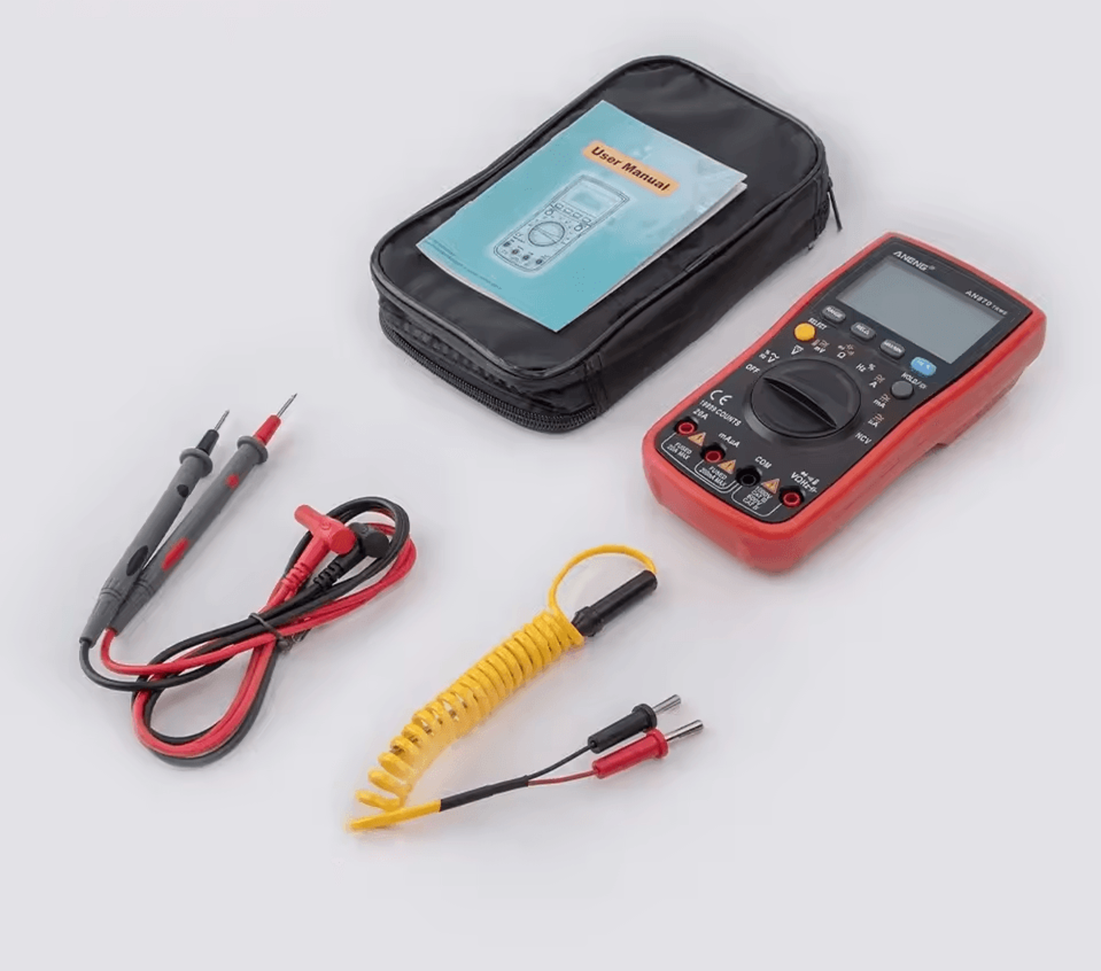 count digital multimeter ncv voltage tester current capacitance resistance