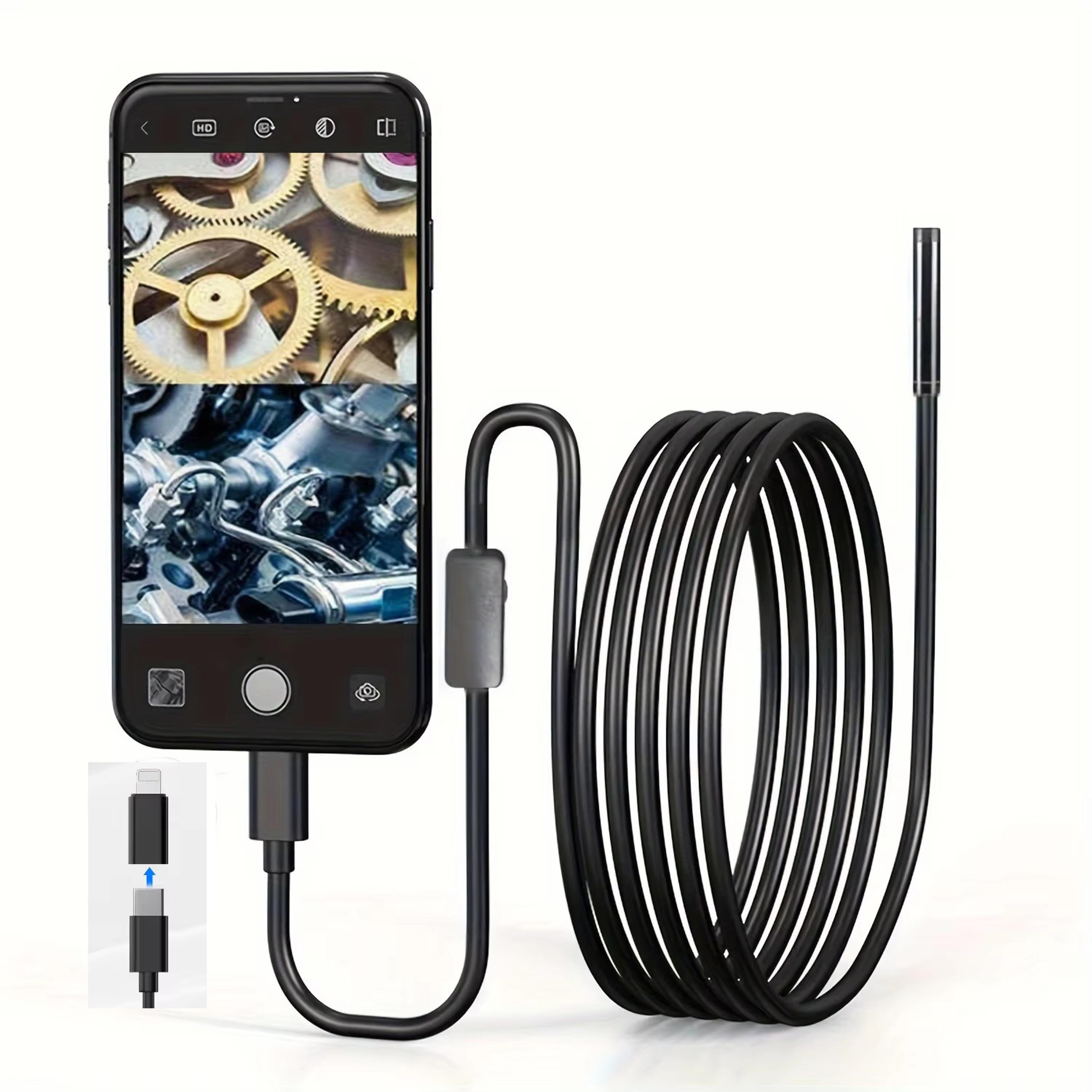 ios android endoscope camera sewer car inspection borescope
