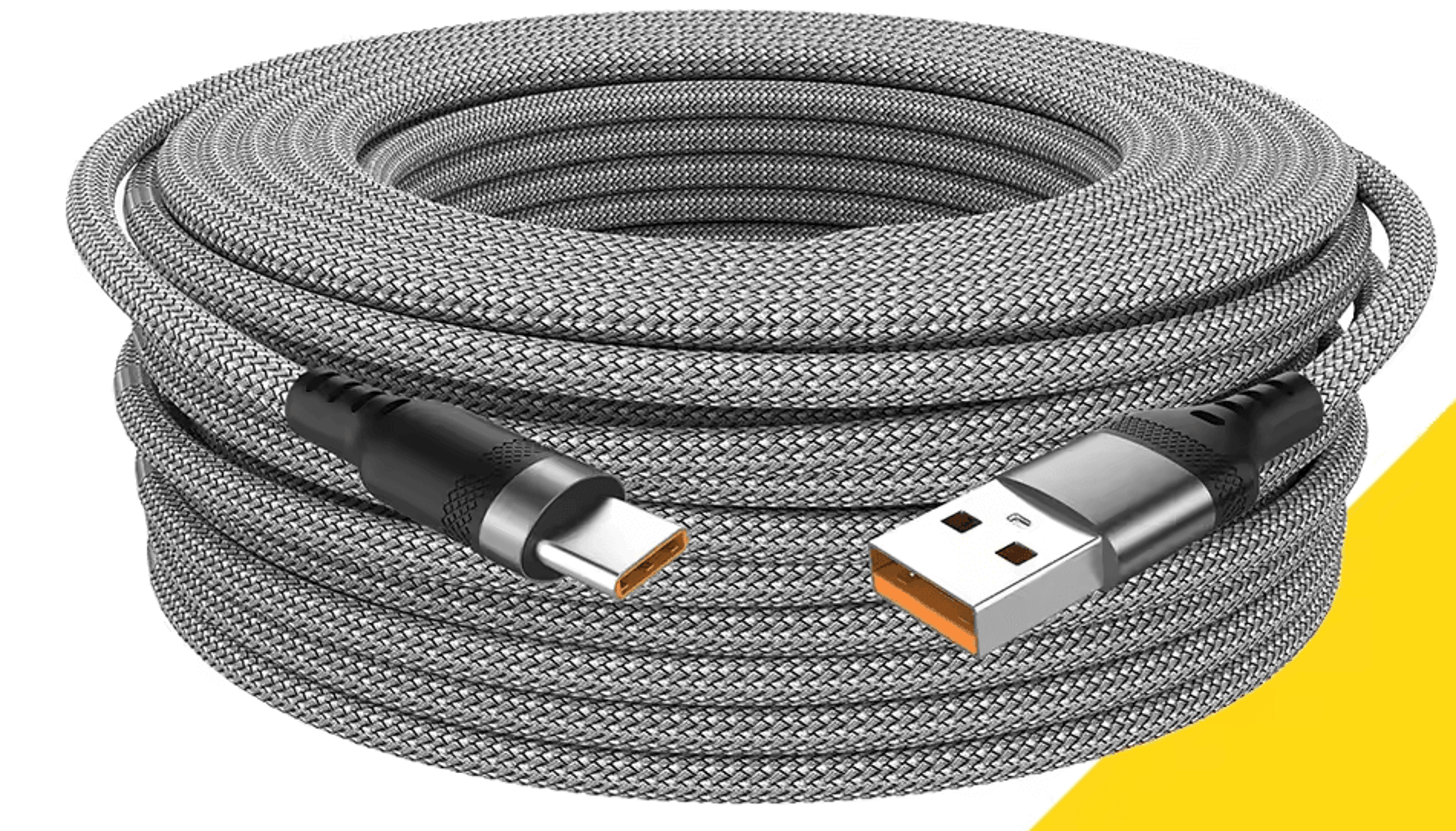 usb type c fast charging cable long length
