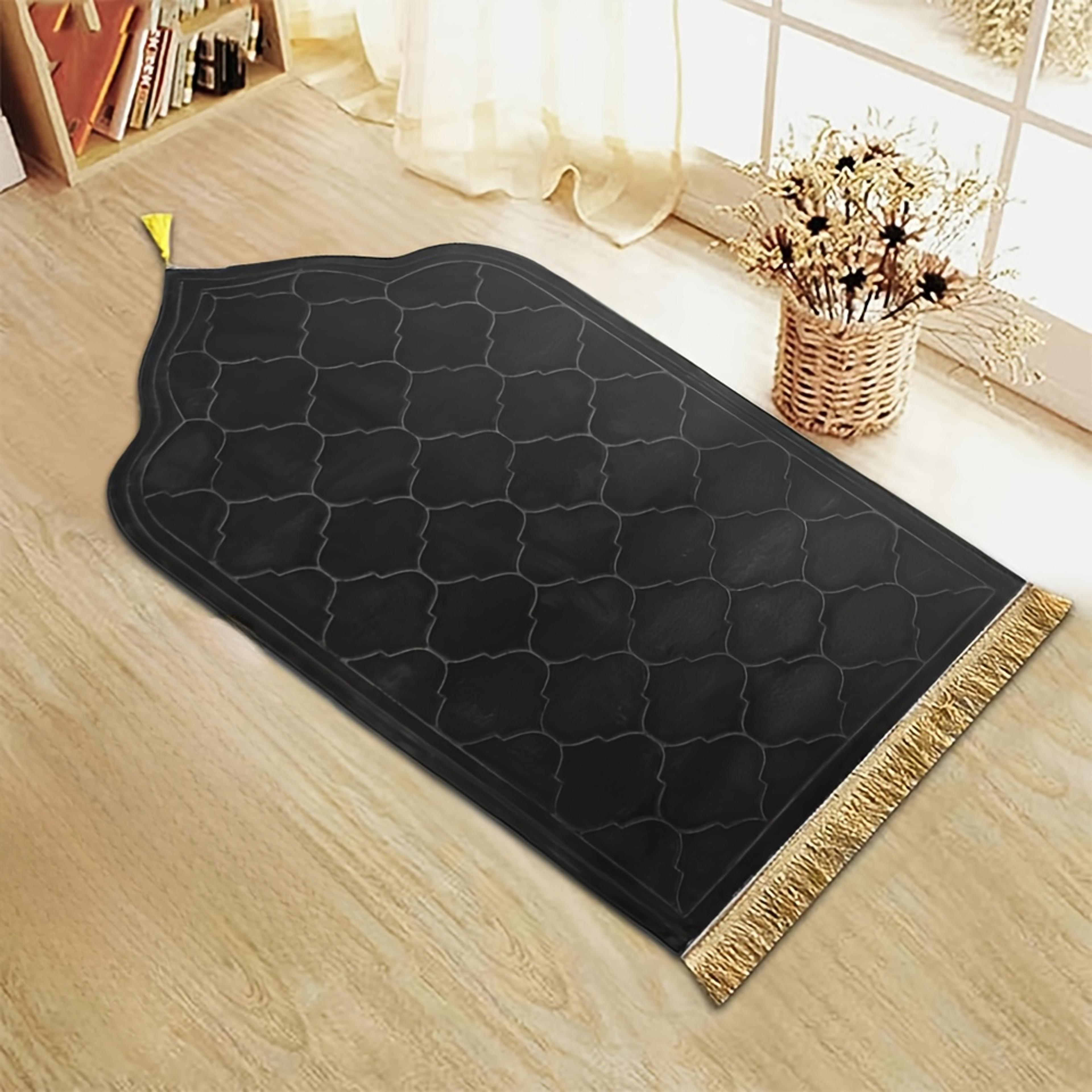soft comfort prayer mat for daily salah with tassels
