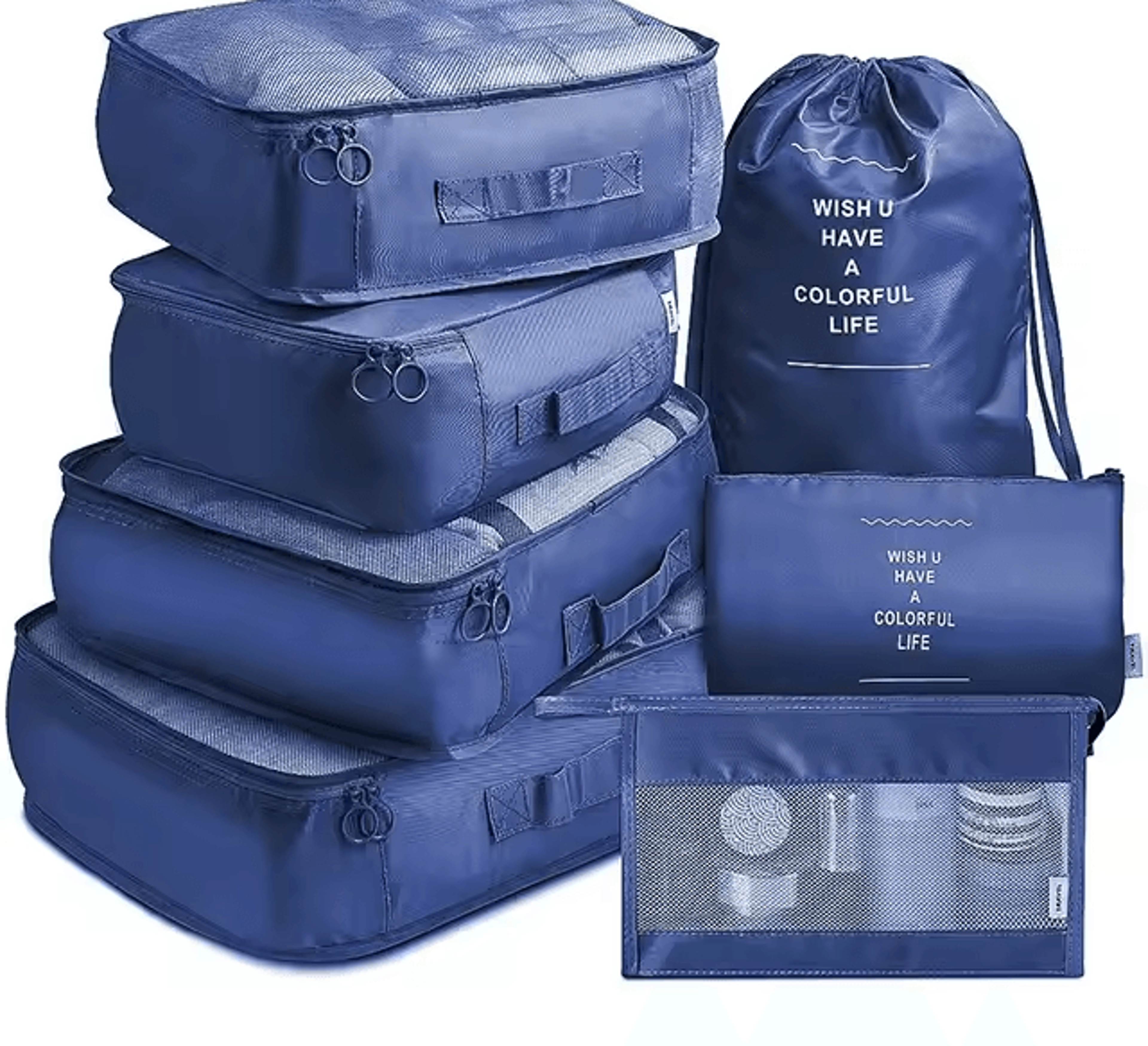packing cubes travel organizer set for suitcase storage