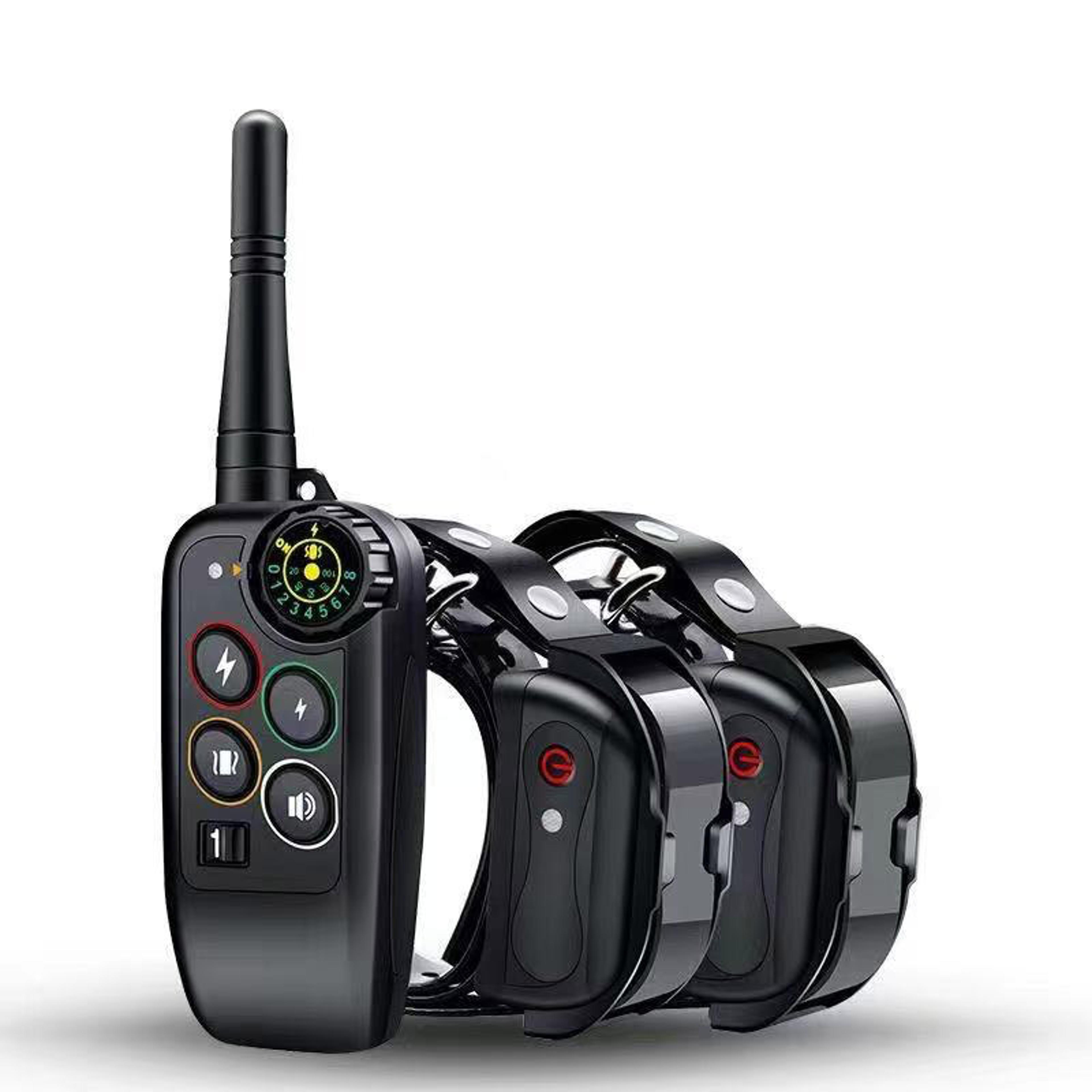remote dog training collar shock vibration sound