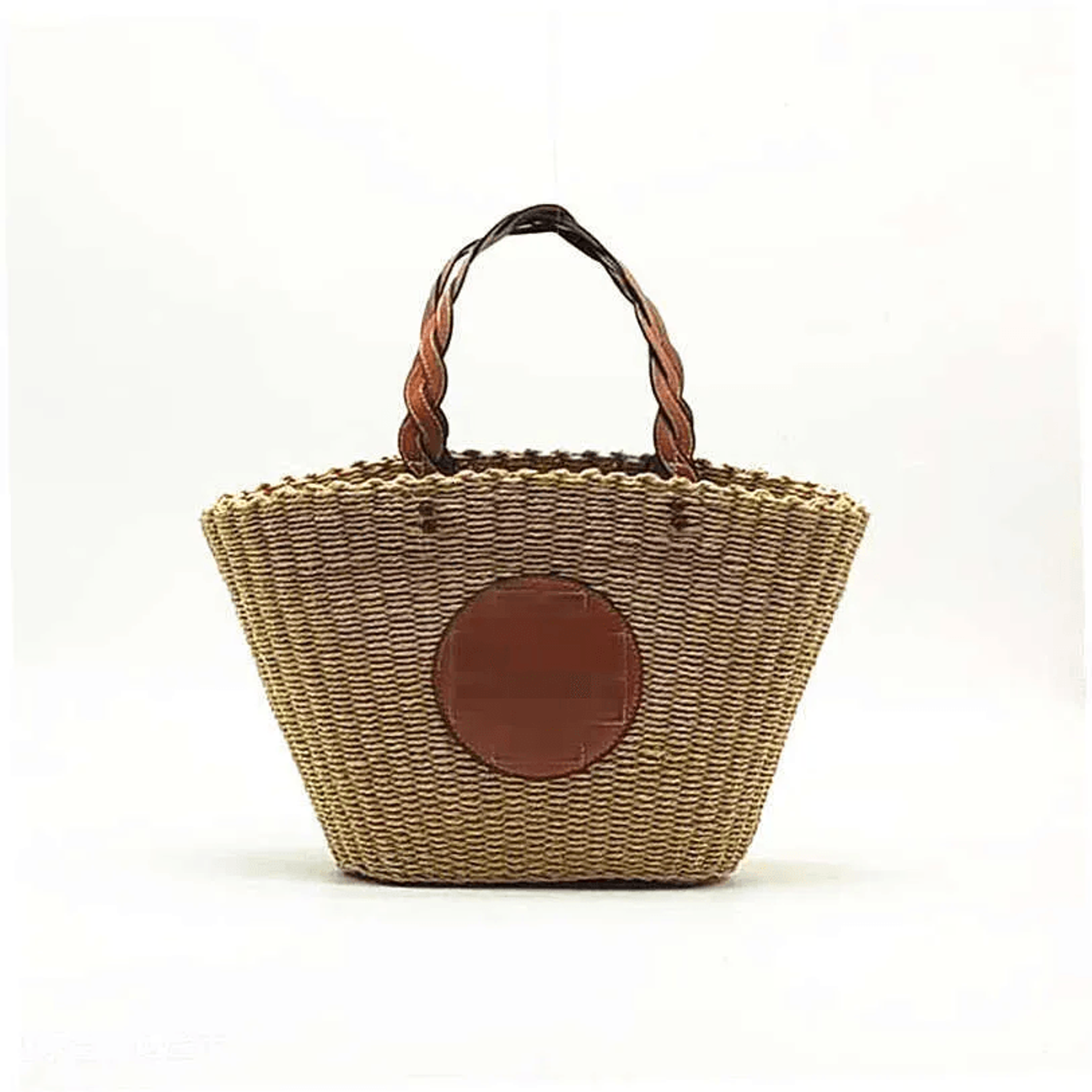 straw paper woven shoulder beach bag summer tote for women
