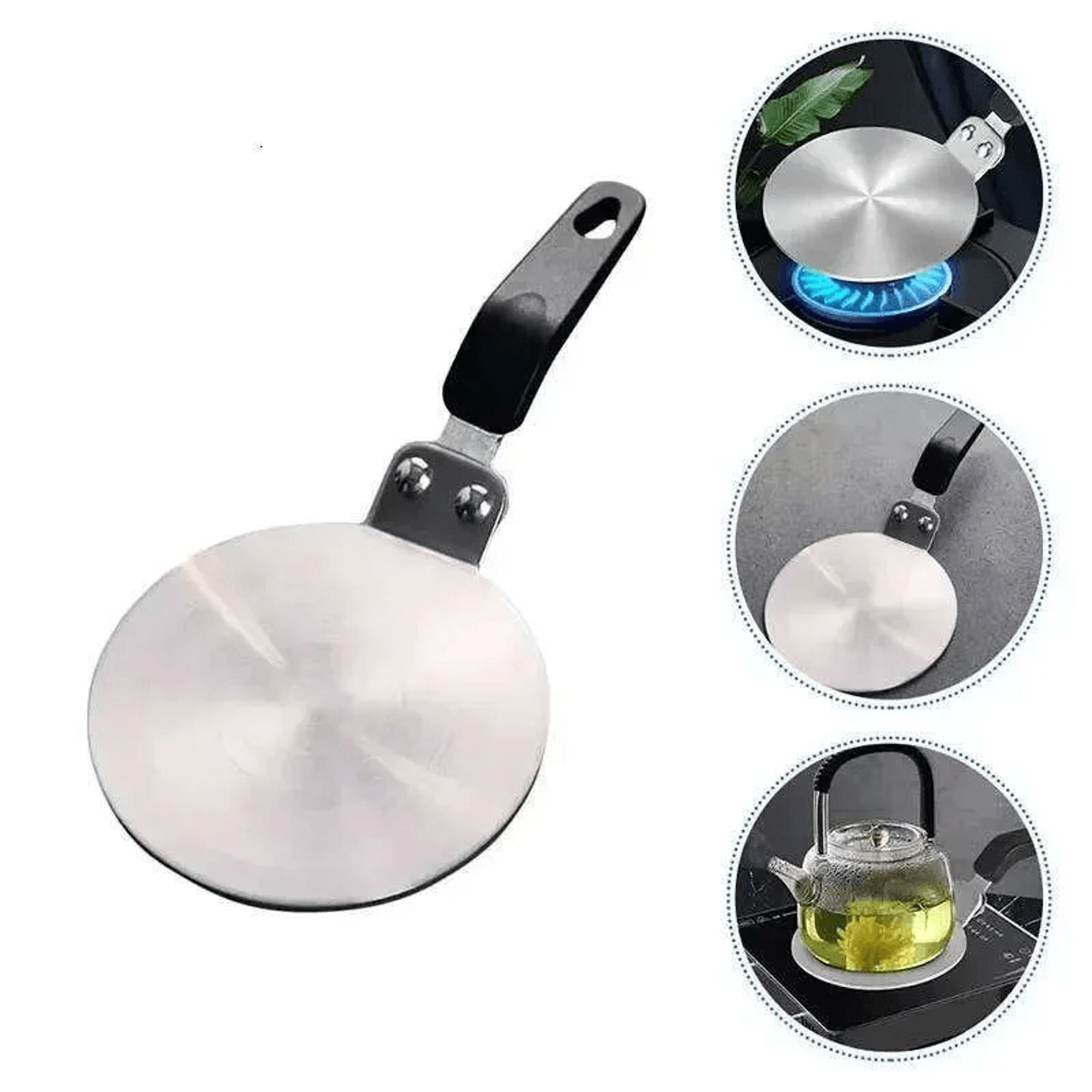 stainless steel induction adapter plate heat diffuser for moka pot coffee maker