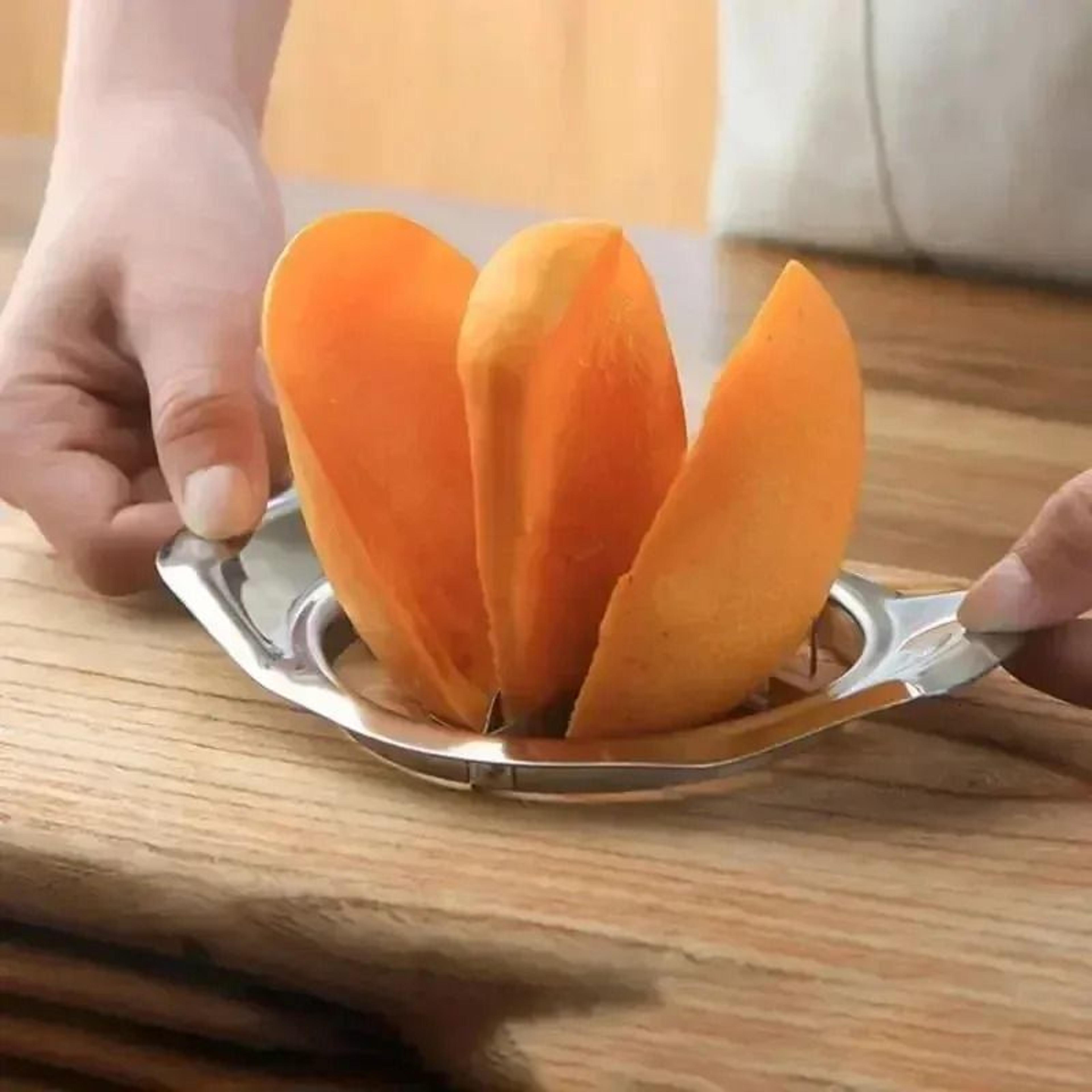 mango cutter stainless steel mango splitter corer slicer and peeler kitchen tool