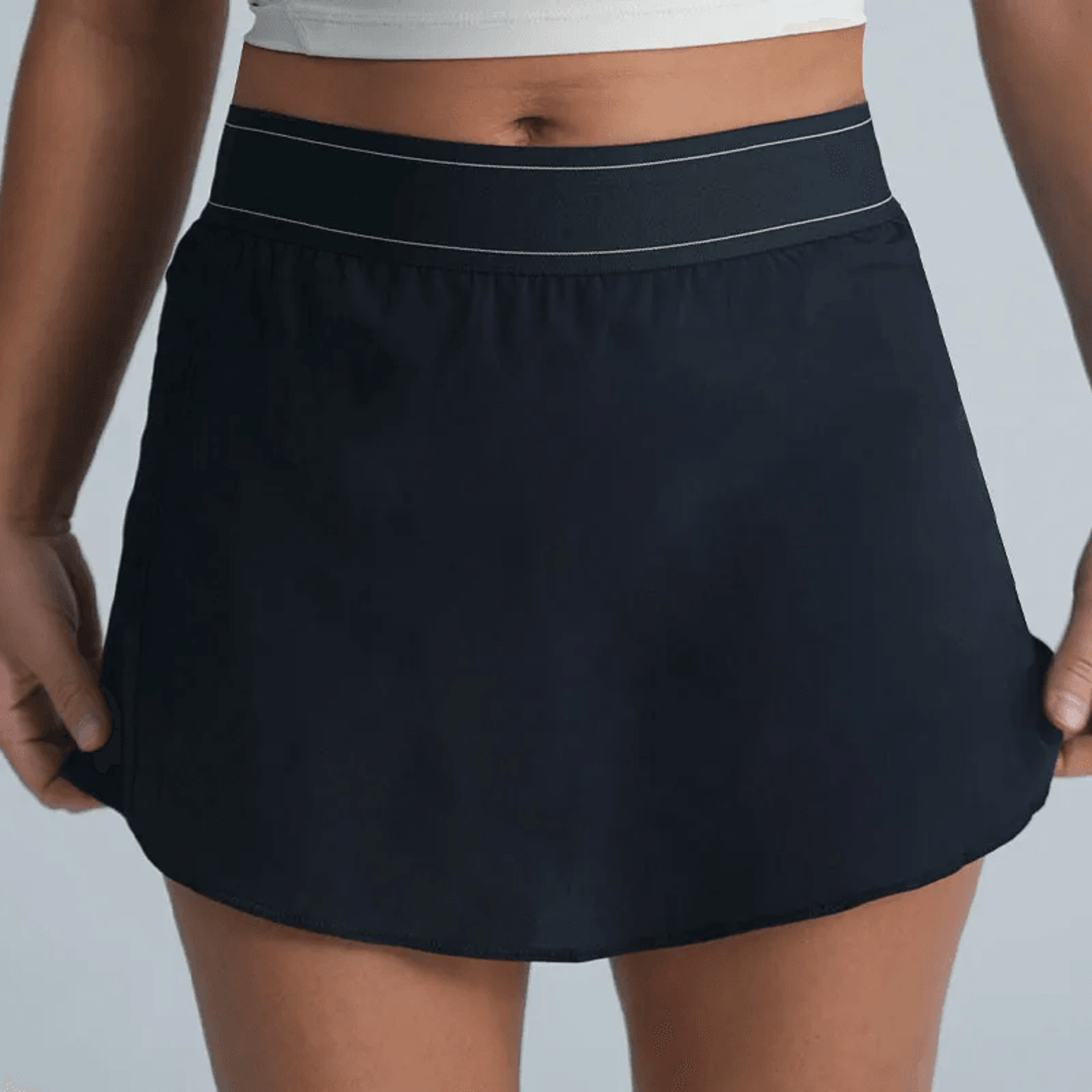 women quick dry workout set high waist tennis skirt yoga fitness outfit