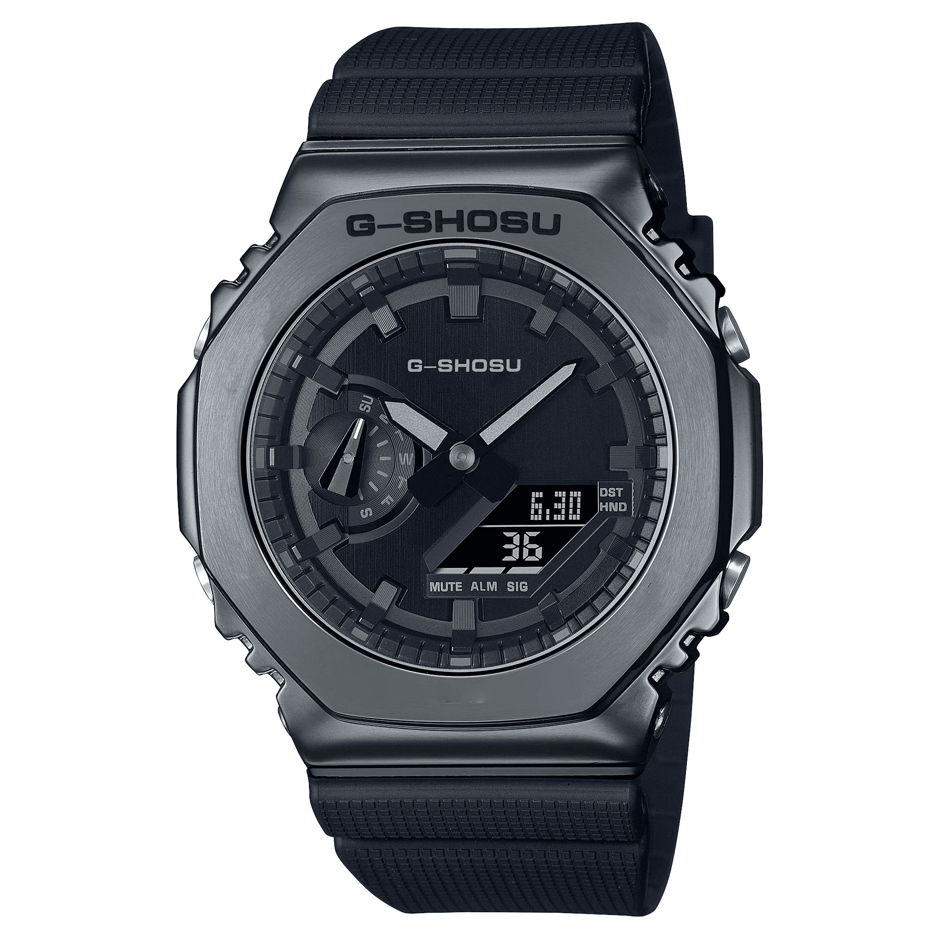 iced out digital watch waterproof led dual display unisex sports watch