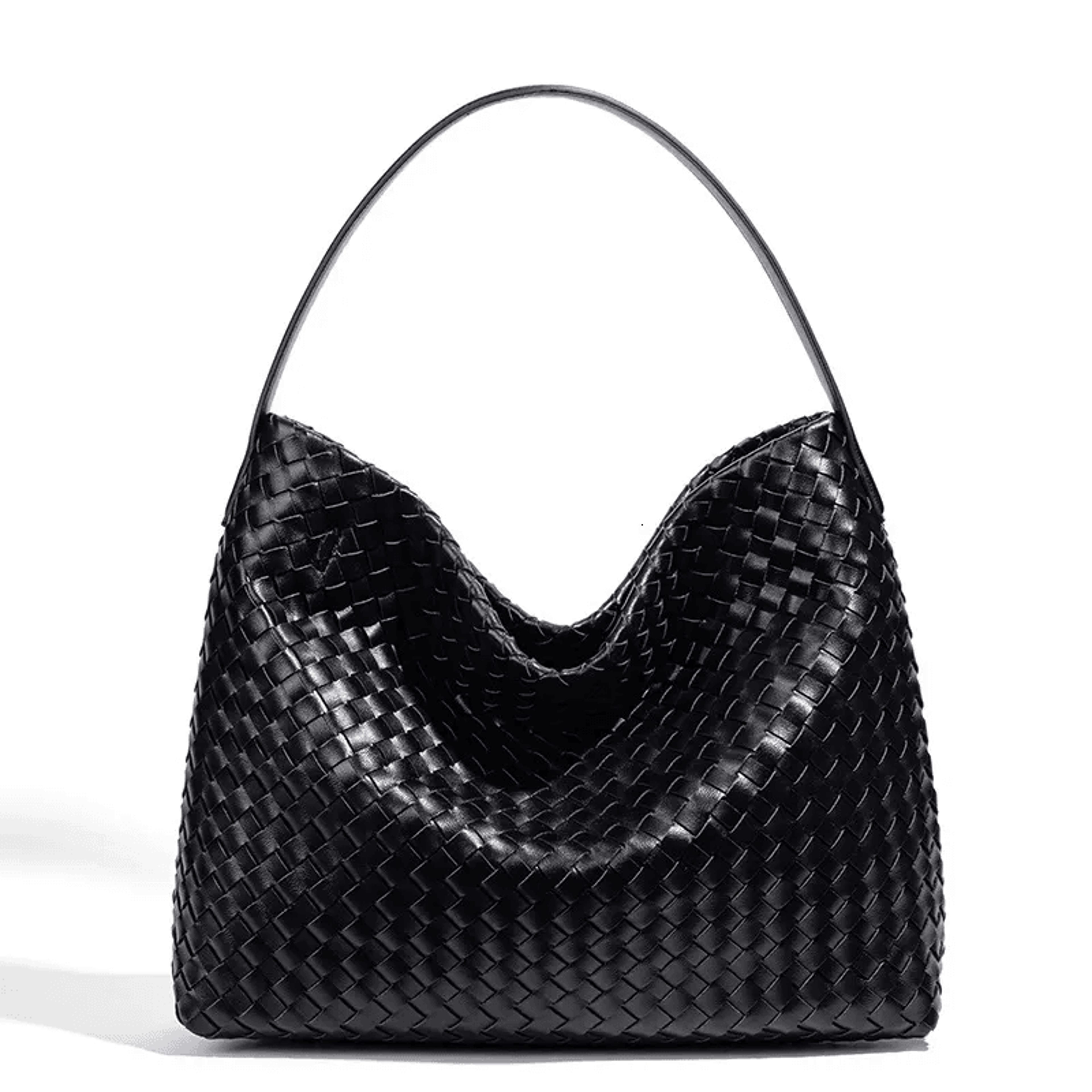 vintage pebbled woven shoulder bag large tote convertible everyday purse