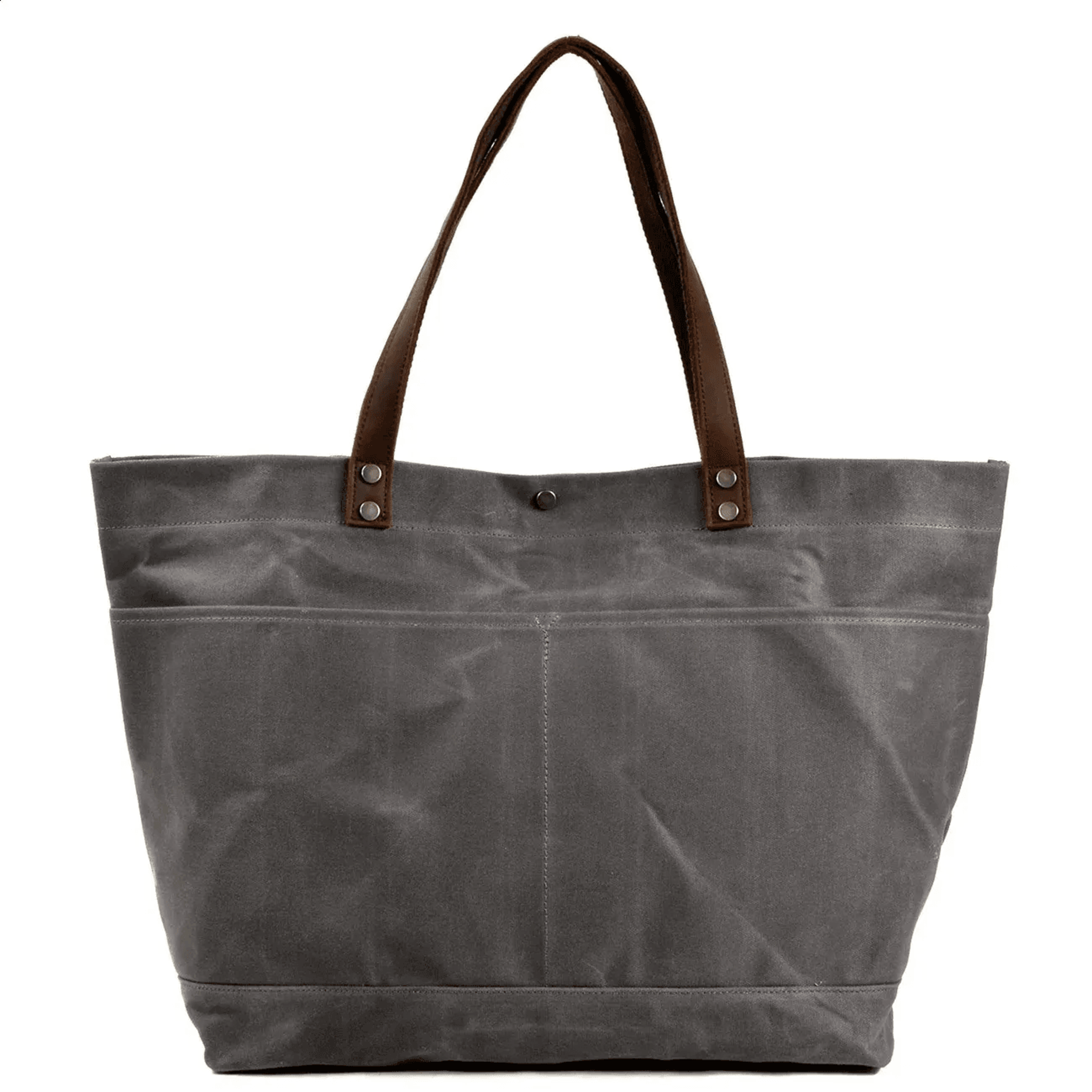 large capacity waxed canvas tote bag crossbody shoulder handbag